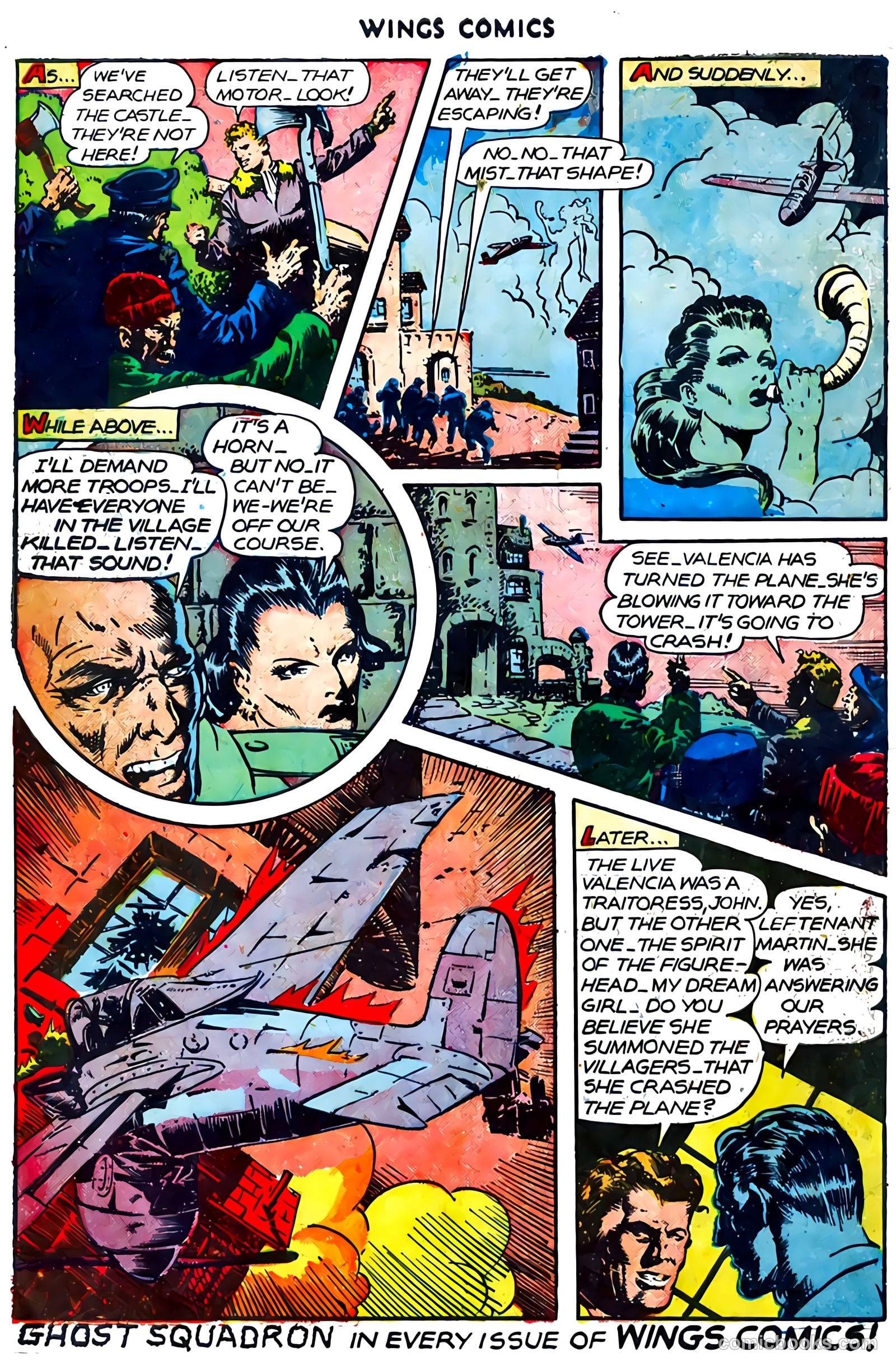 Wings Comics #73 (1946) — page 50 of 52