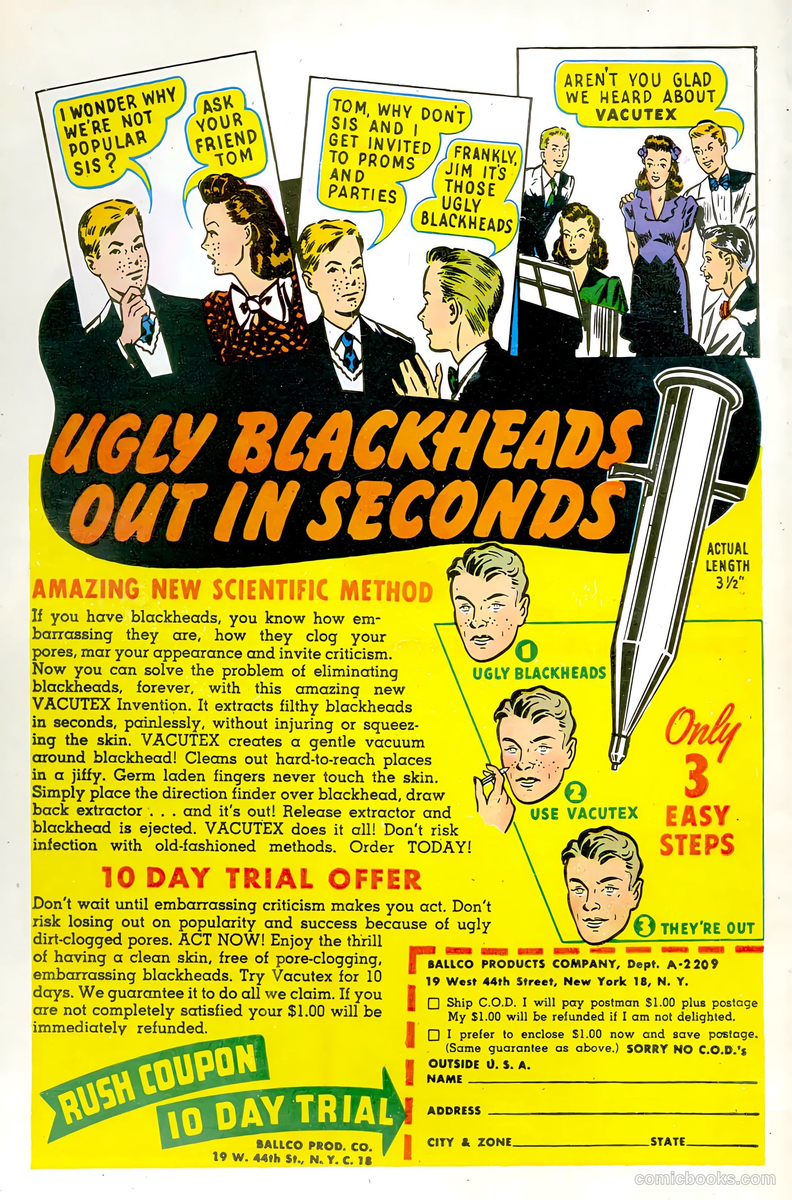 Wings Comics #73 (1946) — page 52 of 52