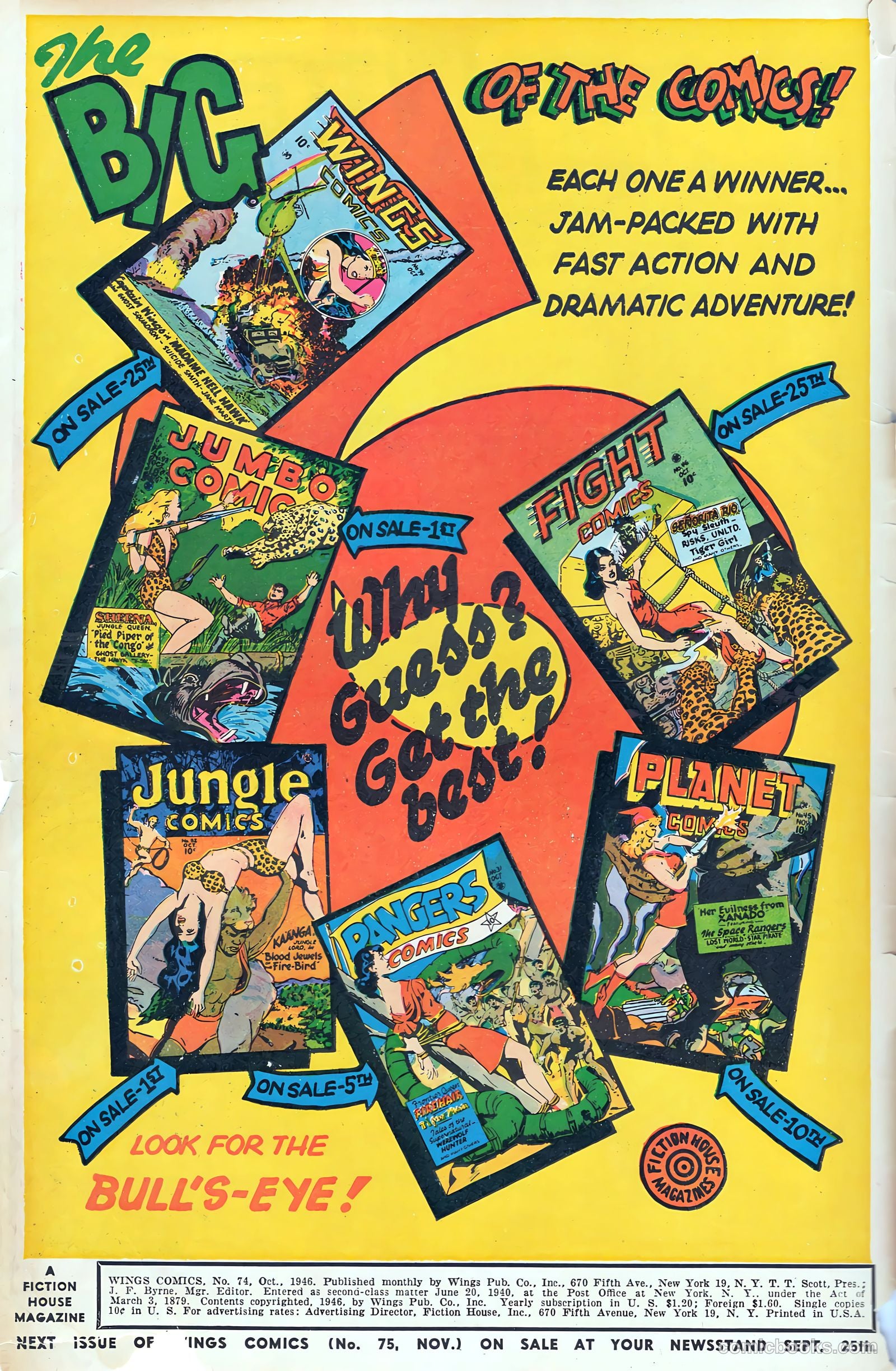 Wings Comics #74 (1946) — page 3 of 53