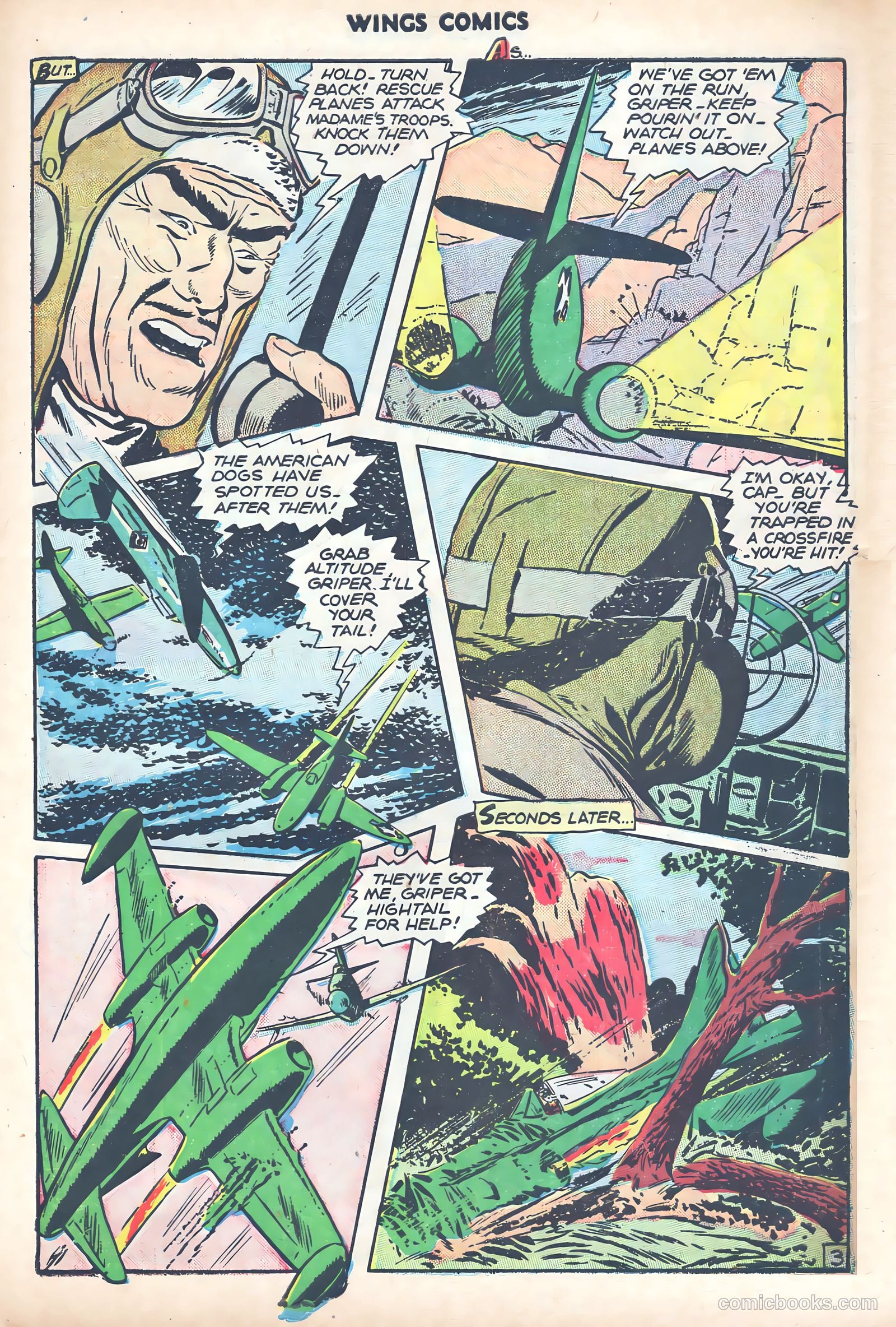 Wings Comics #74 (1946) — page 6 of 53