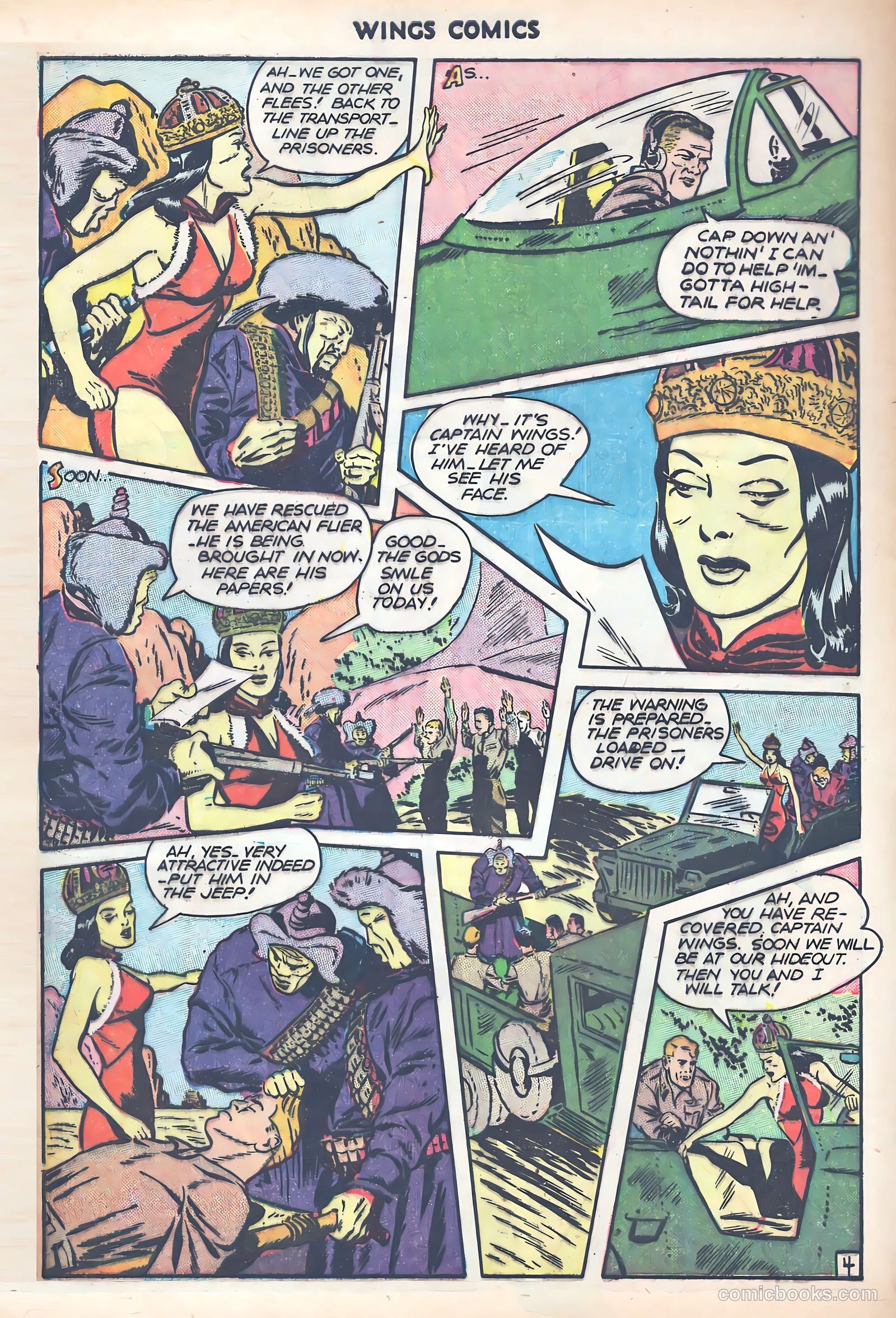 Wings Comics #74 (1946) — page 7 of 53