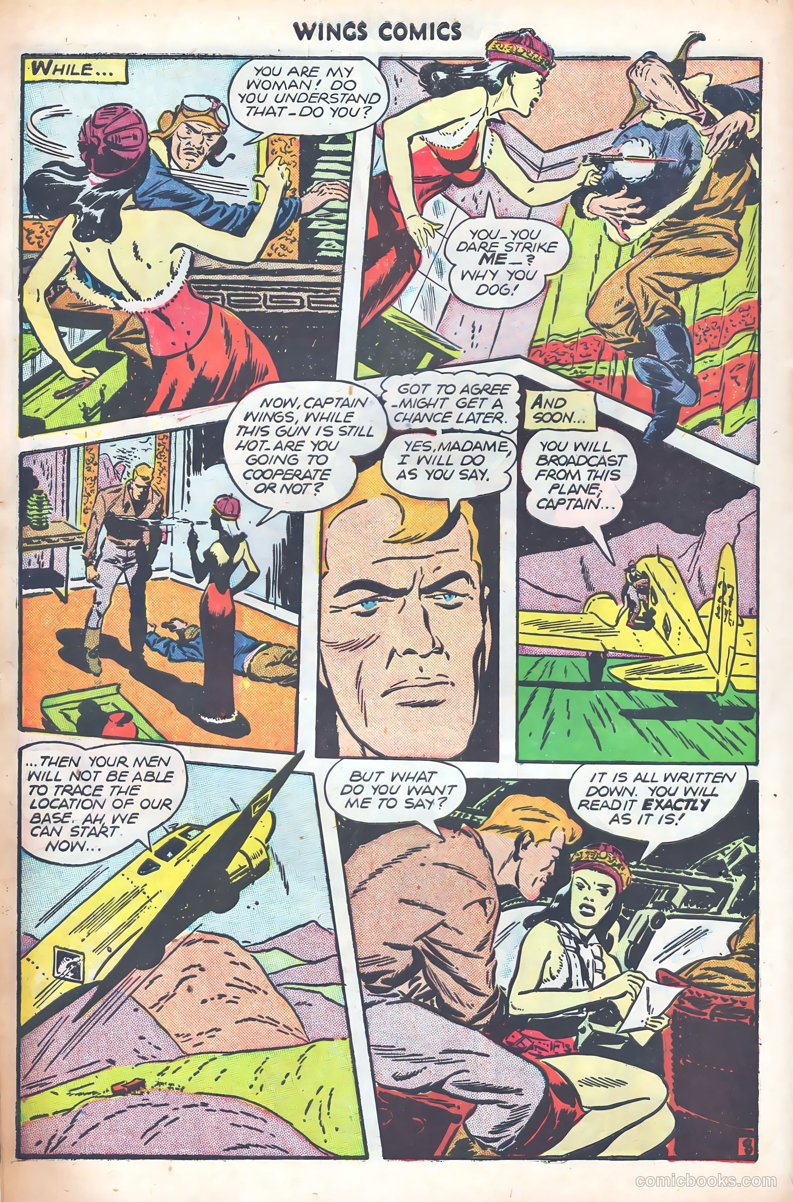 Wings Comics #74 (1946) — page 11 of 53