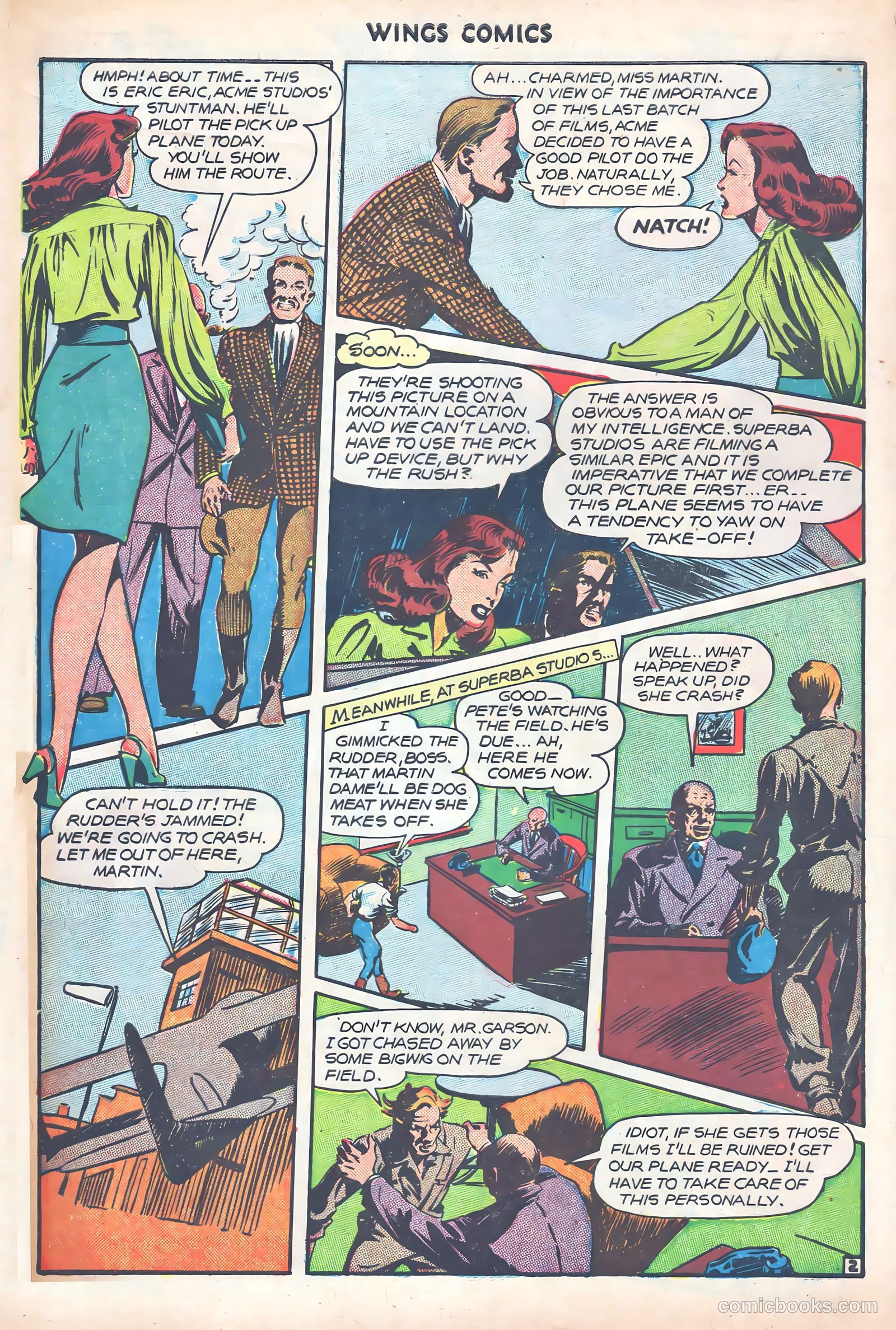 Wings Comics #74 (1946) — page 15 of 53
