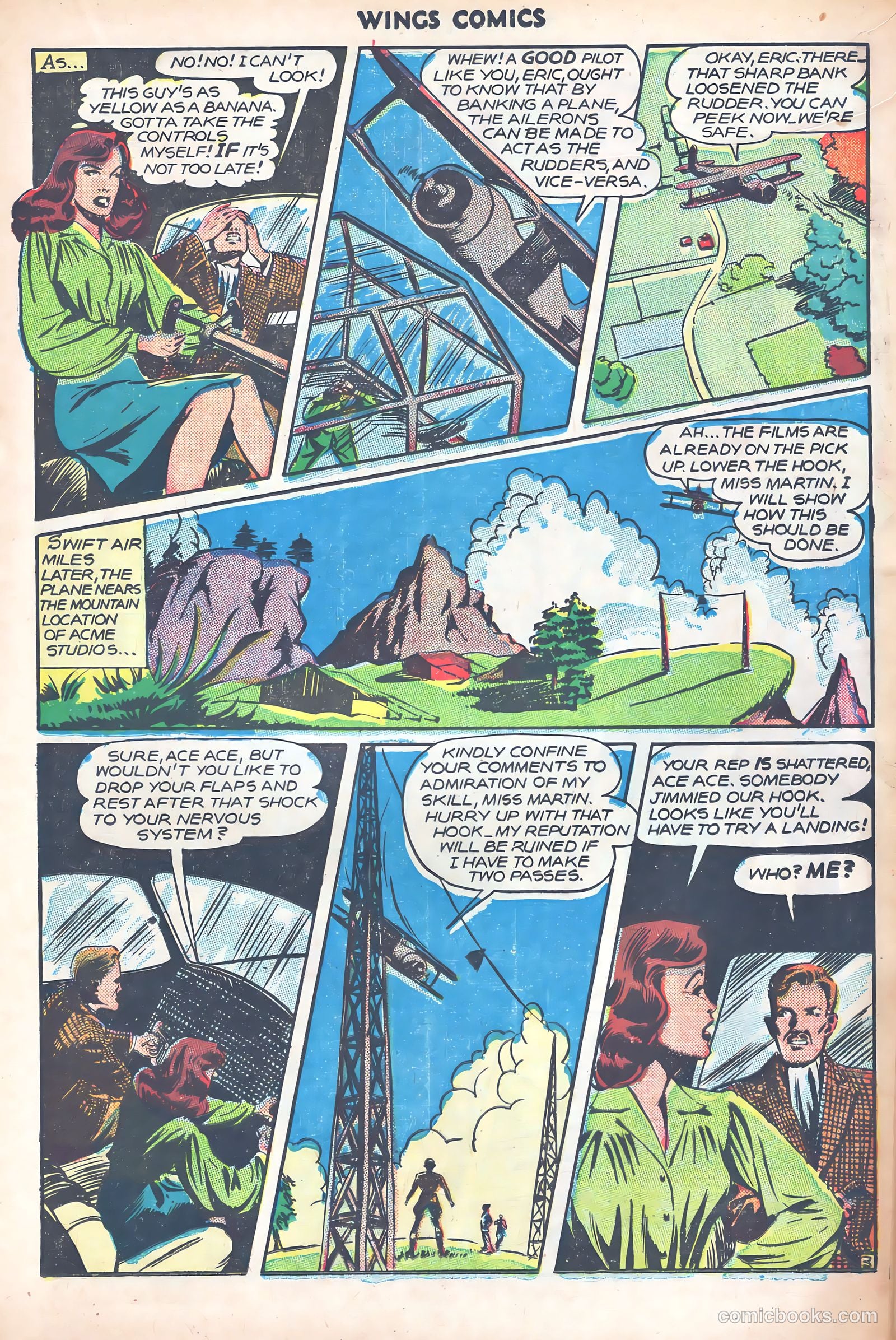 Wings Comics #74 (1946) — page 16 of 53