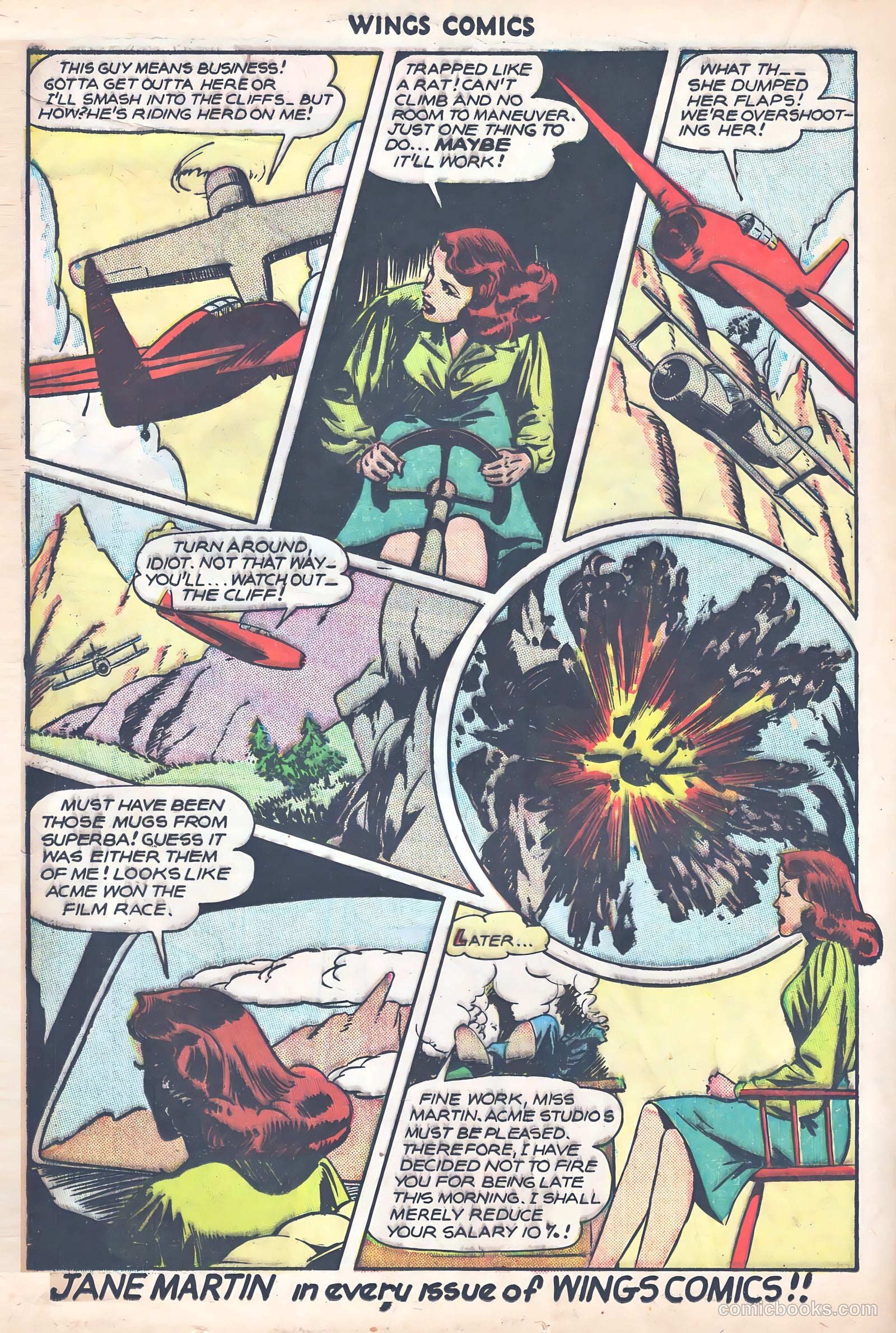 Wings Comics #74 (1946) — page 19 of 53