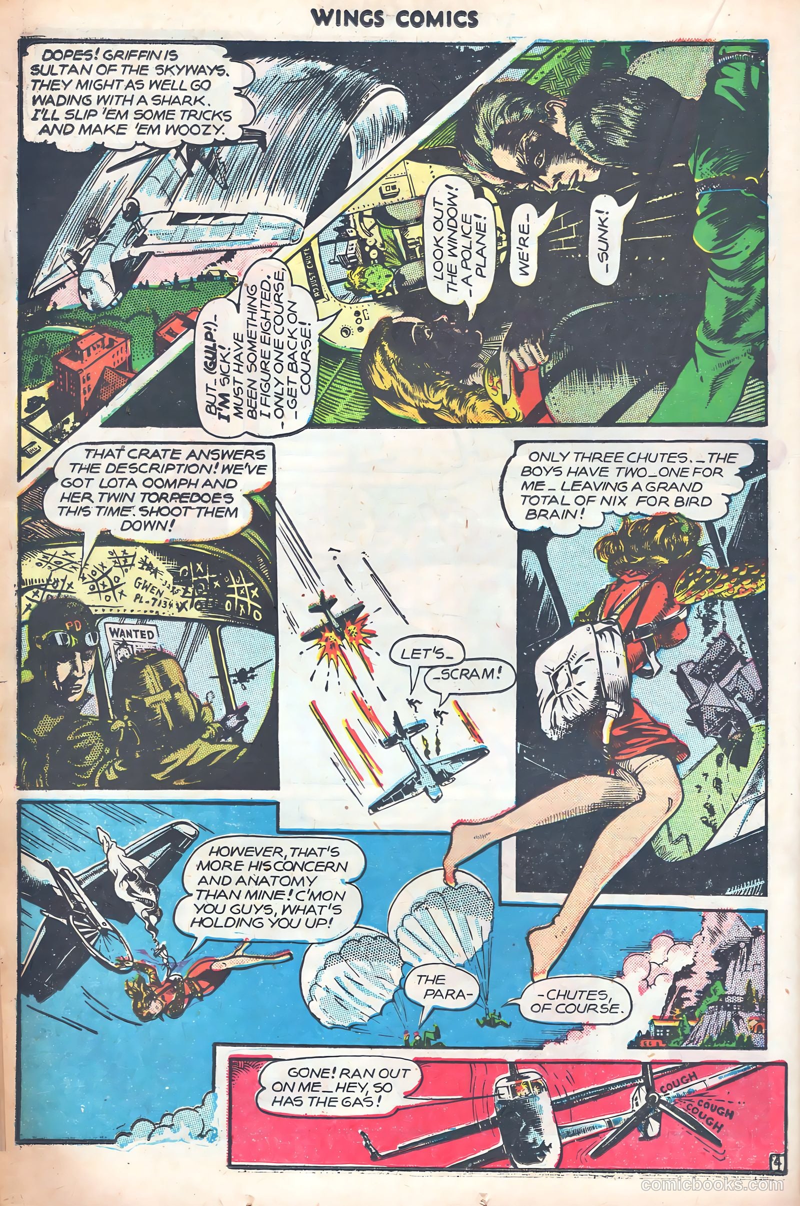 Wings Comics #74 (1946) — page 23 of 53