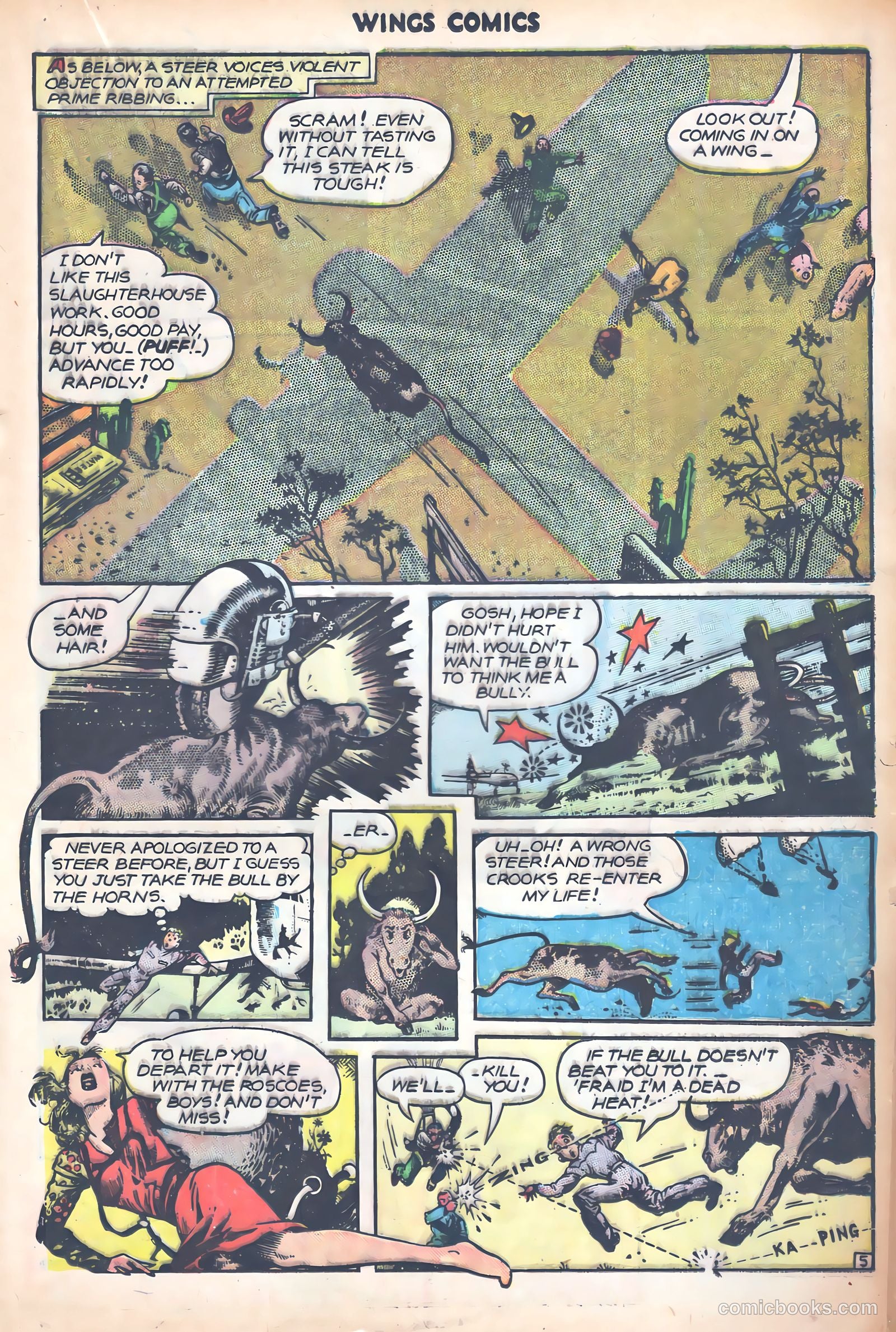 Wings Comics #74 (1946) — page 24 of 53
