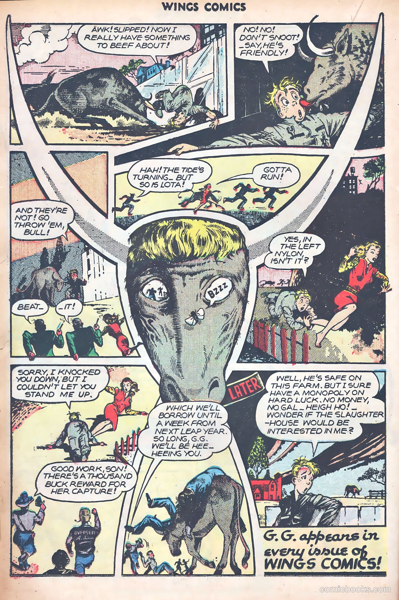 Wings Comics #74 (1946) — page 25 of 53