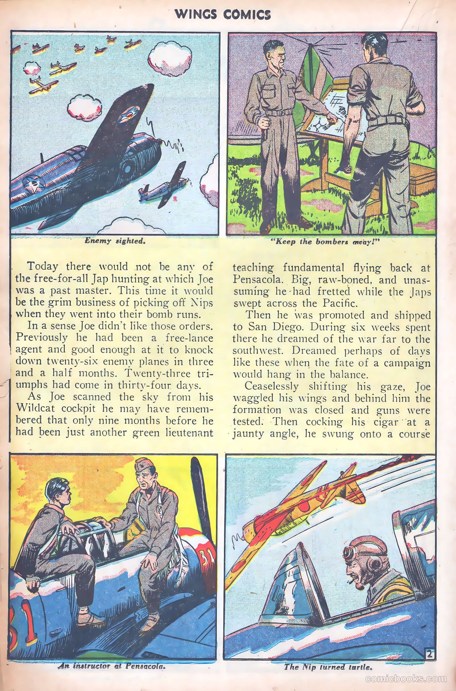 Wings Comics #74 (1946) — page 27 of 53
