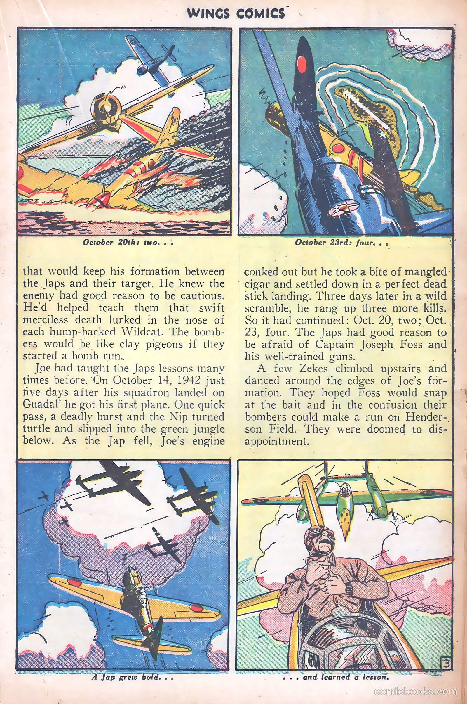 Wings Comics #74 (1946) — page 28 of 53