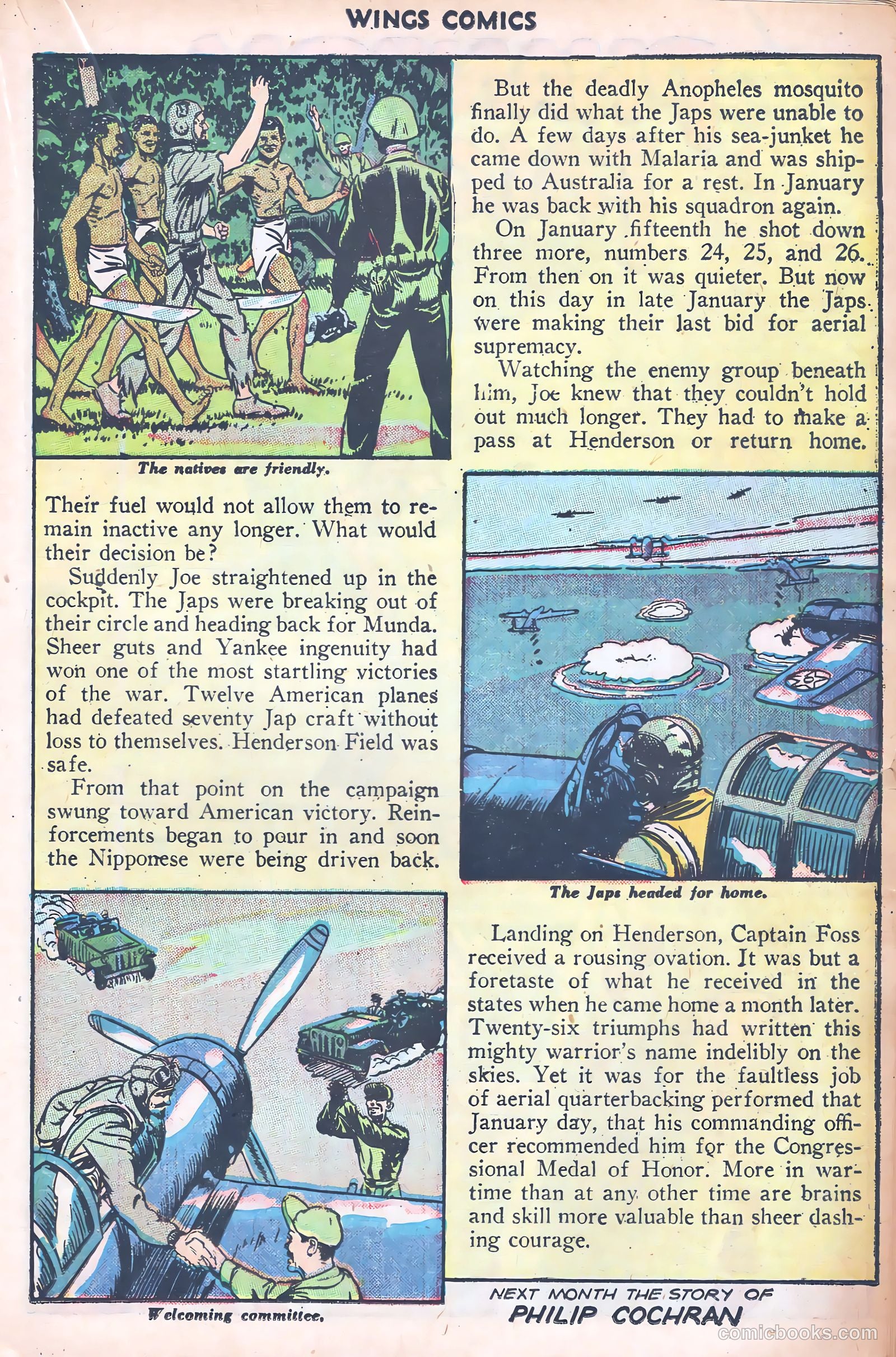 Wings Comics #74 (1946) — page 30 of 53