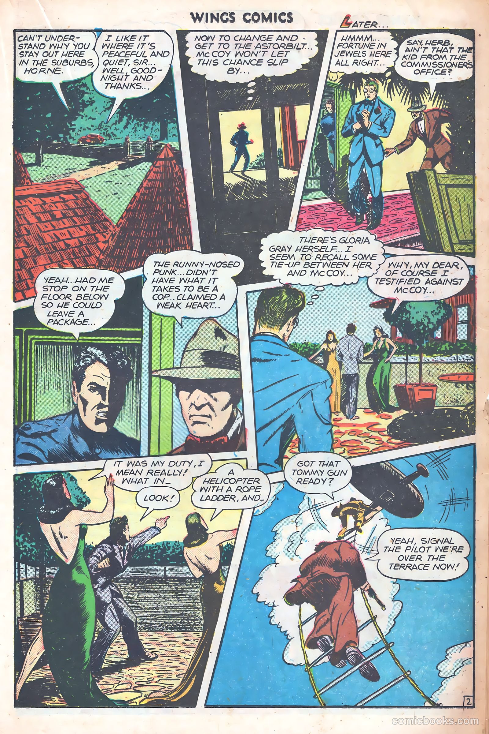 Wings Comics #74 (1946) — page 32 of 53