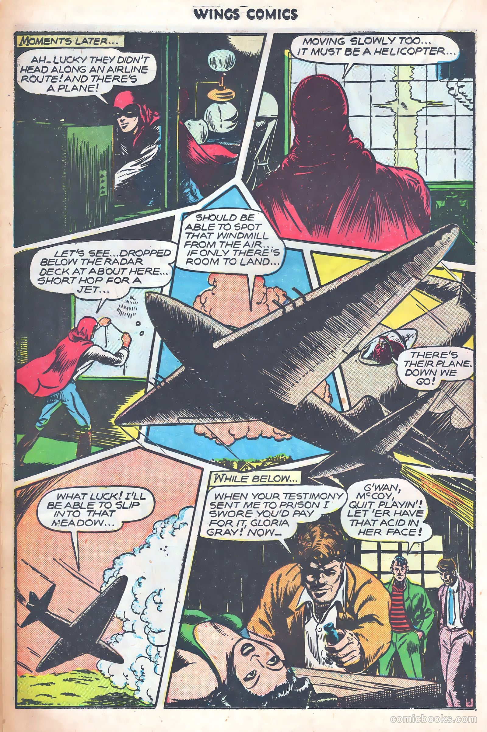 Wings Comics #74 (1946) — page 35 of 53