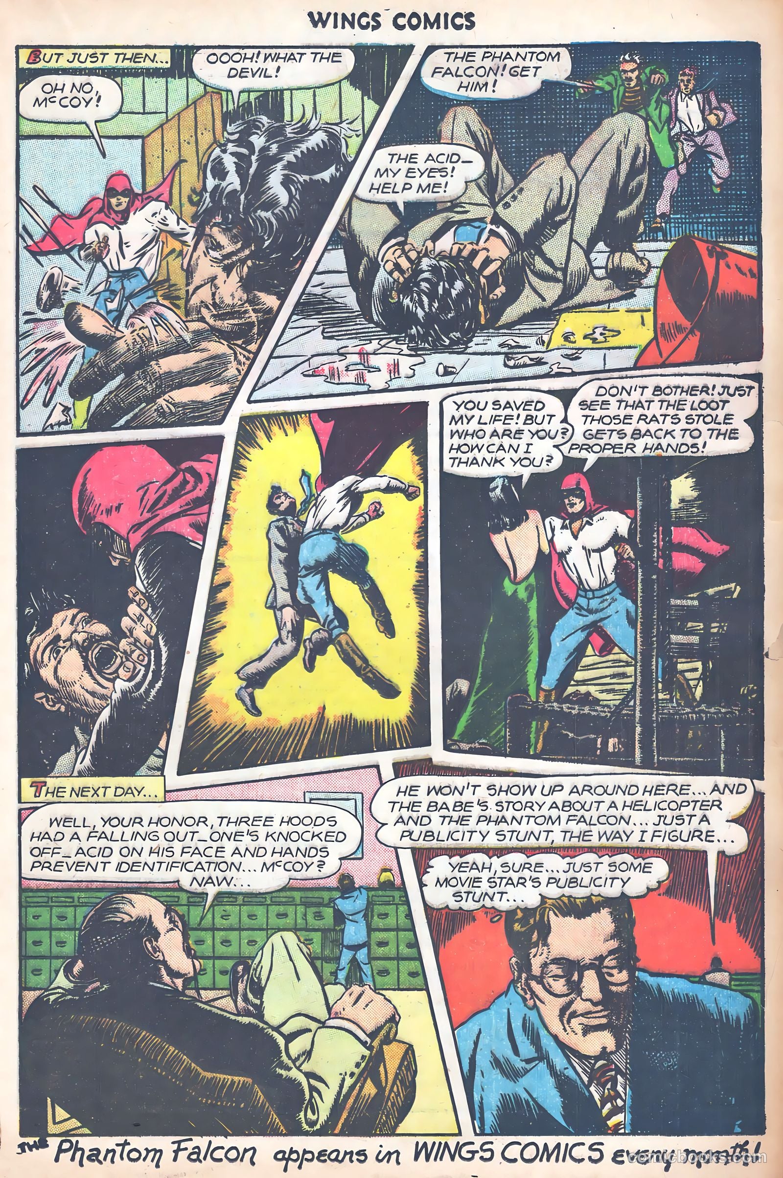 Wings Comics #74 (1946) — page 36 of 53