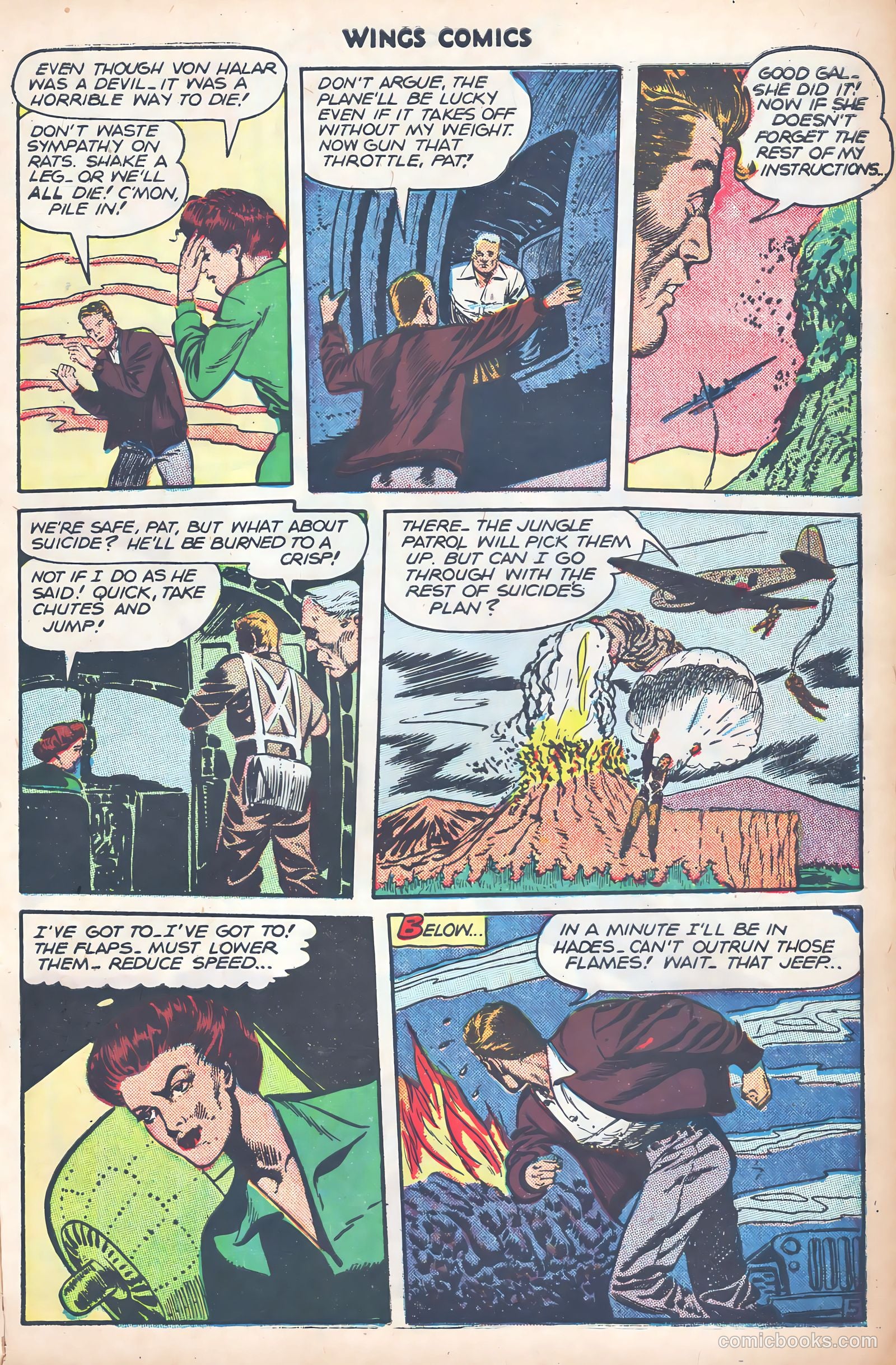 Wings Comics #74 (1946) — page 42 of 53