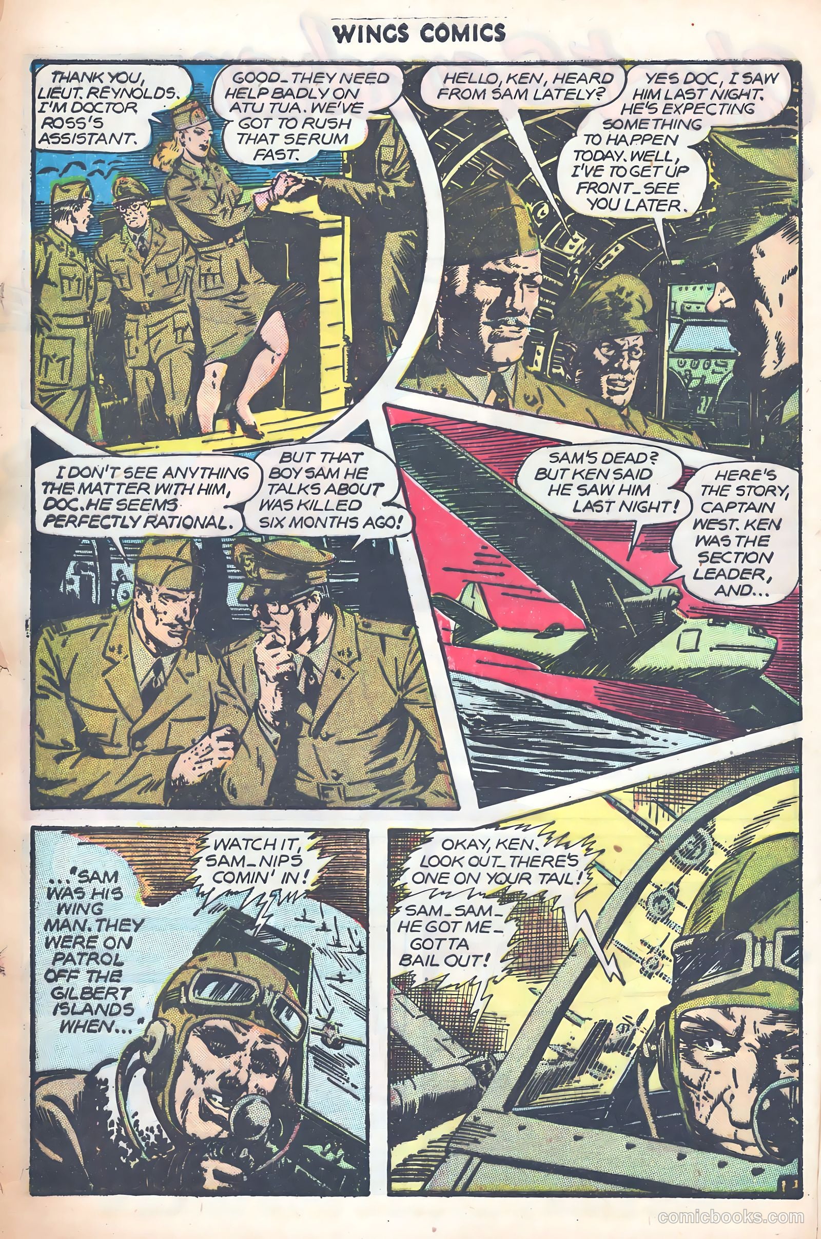 Wings Comics #74 (1946) — page 45 of 53