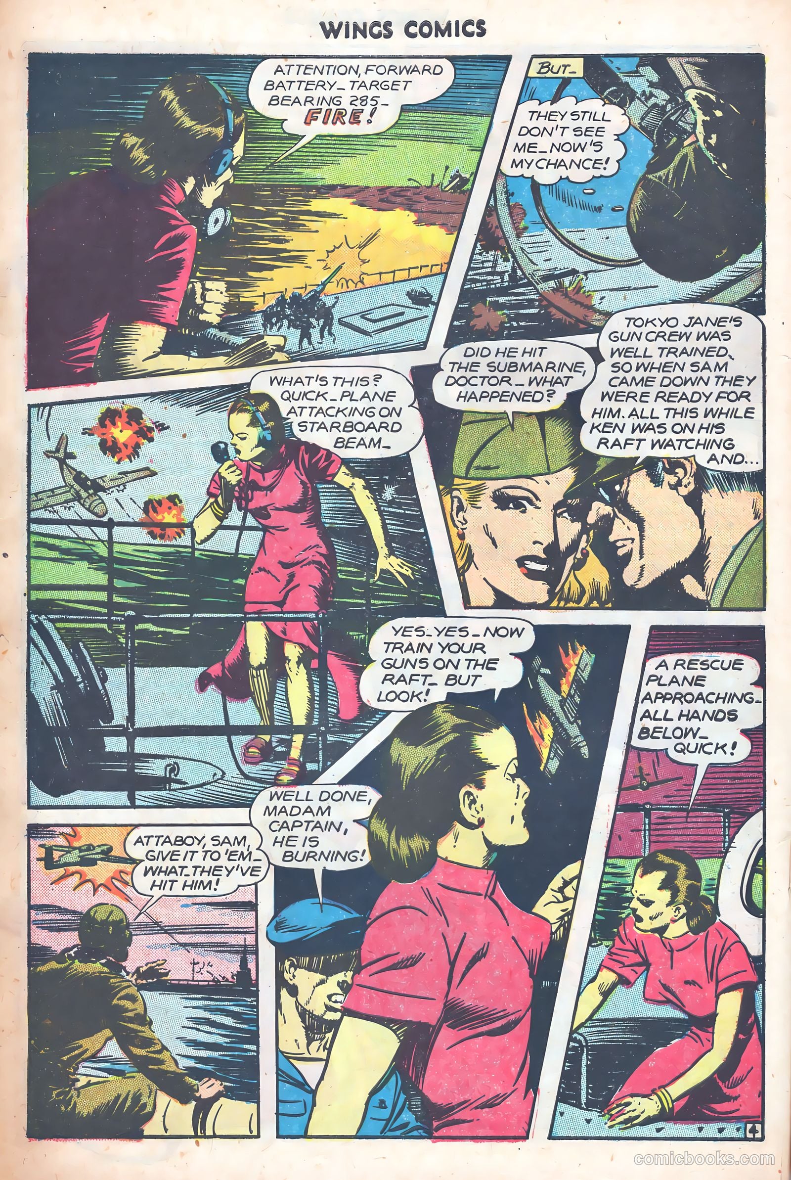 Wings Comics #74 (1946) — page 47 of 53