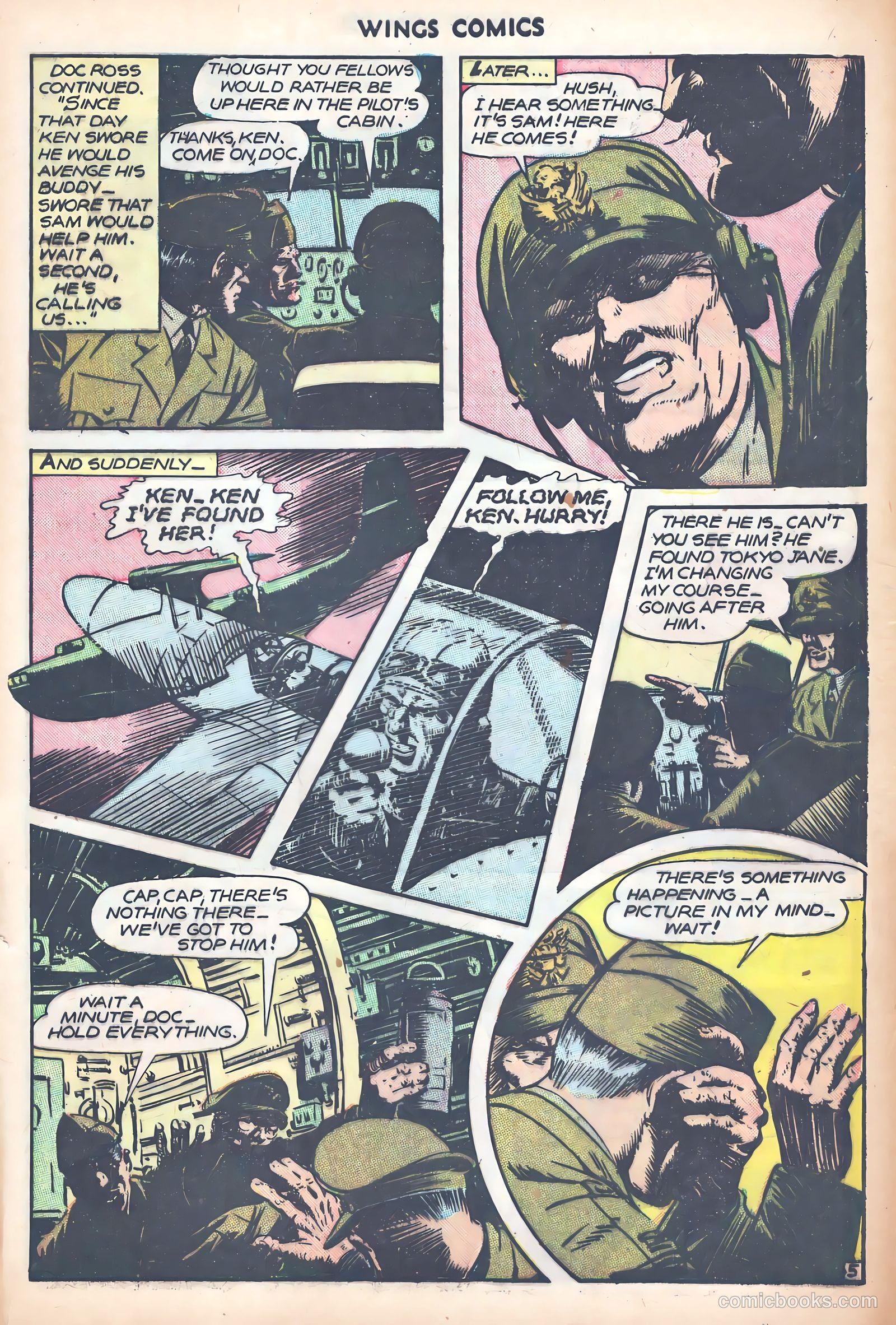 Wings Comics #74 (1946) — page 48 of 53