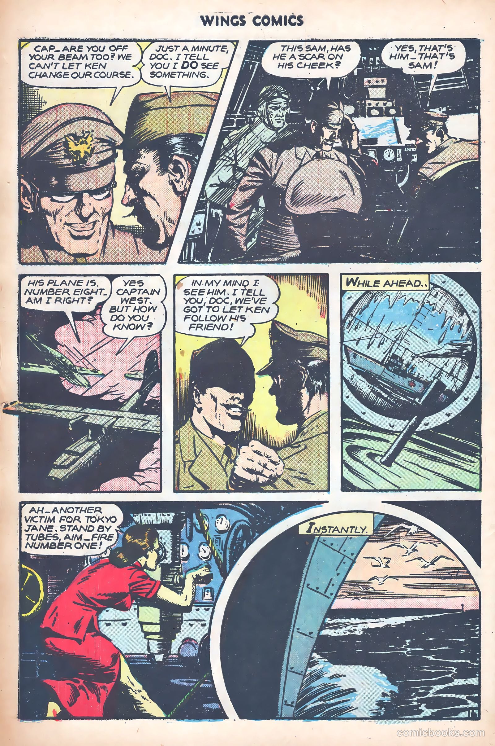 Wings Comics #74 (1946) — page 49 of 53