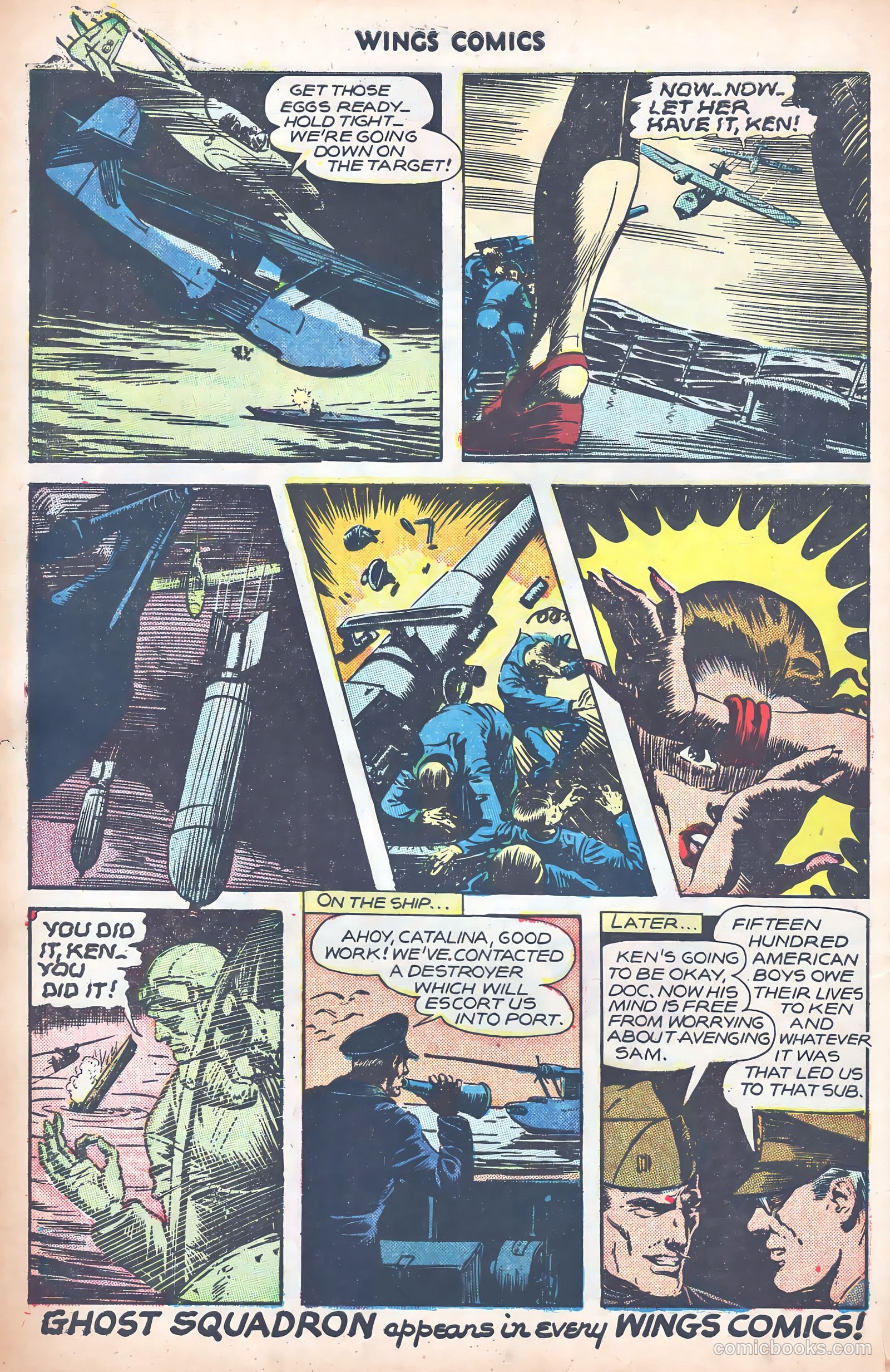 Wings Comics #74 (1946) — page 51 of 53