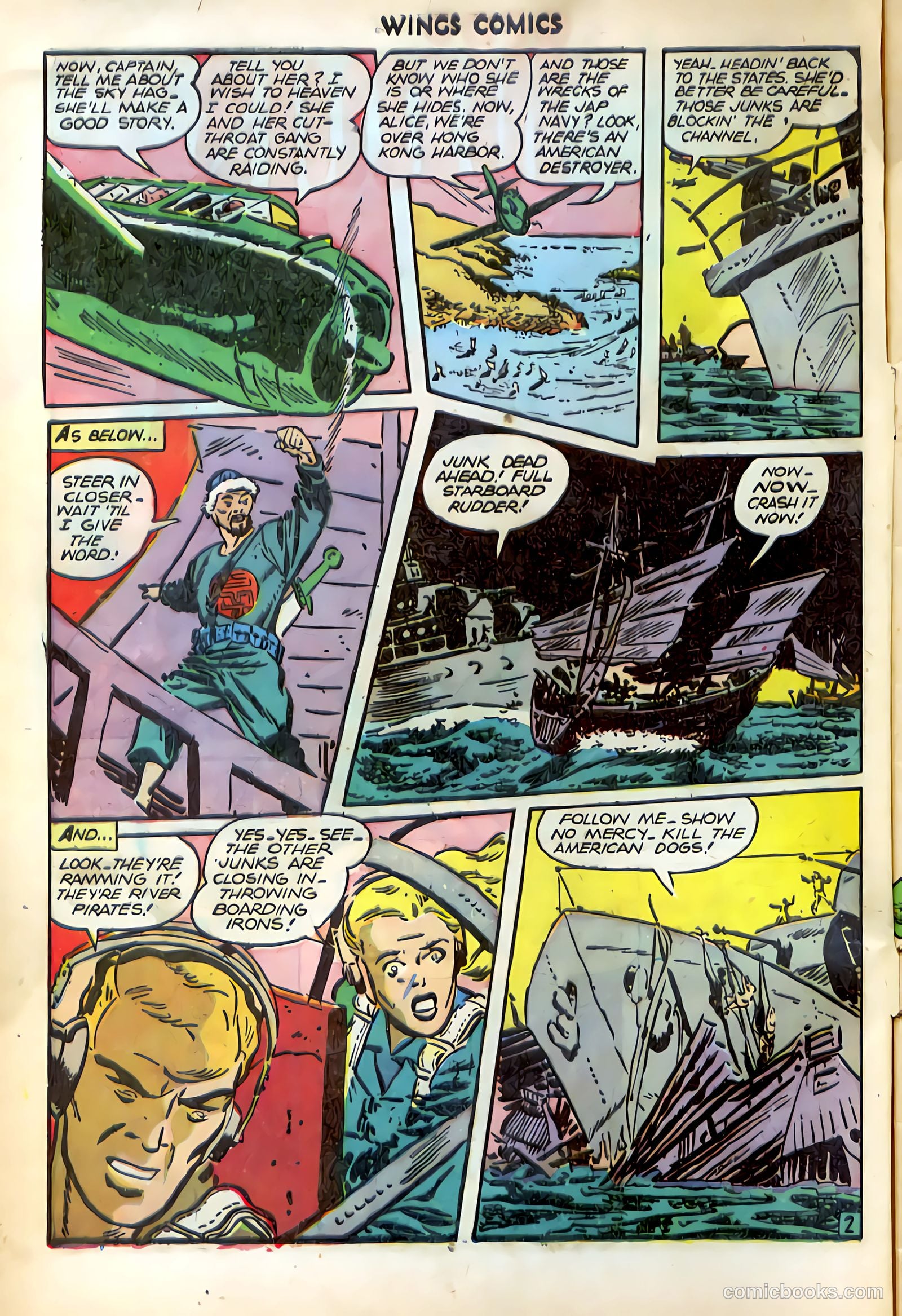 Wings Comics #75 (1946) — page 5 of 53