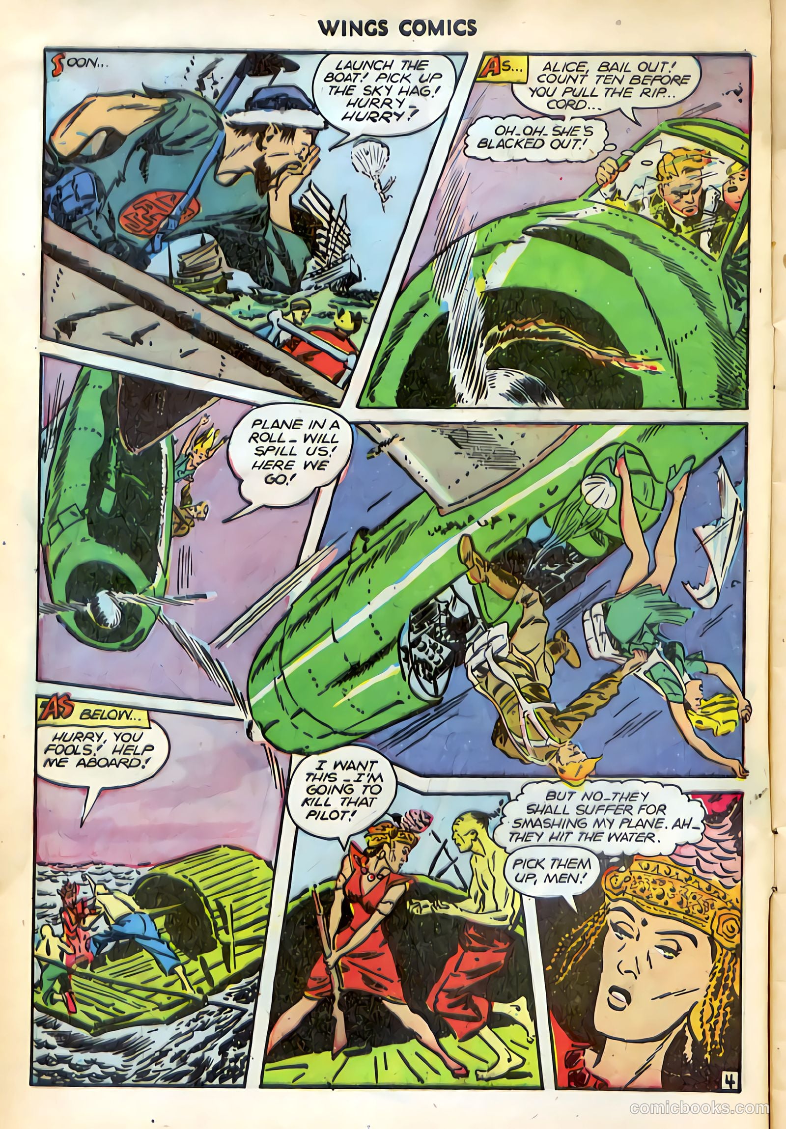 Wings Comics #75 (1946) — page 7 of 53