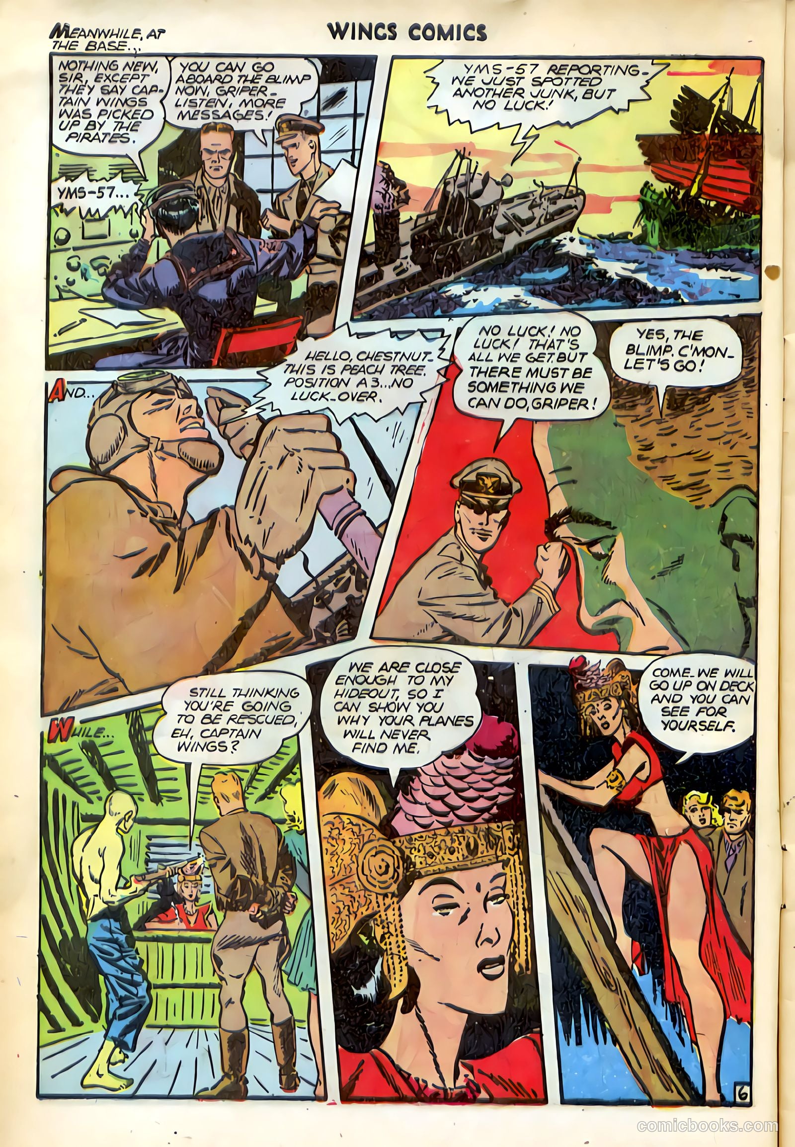 Wings Comics #75 (1946) — page 9 of 53