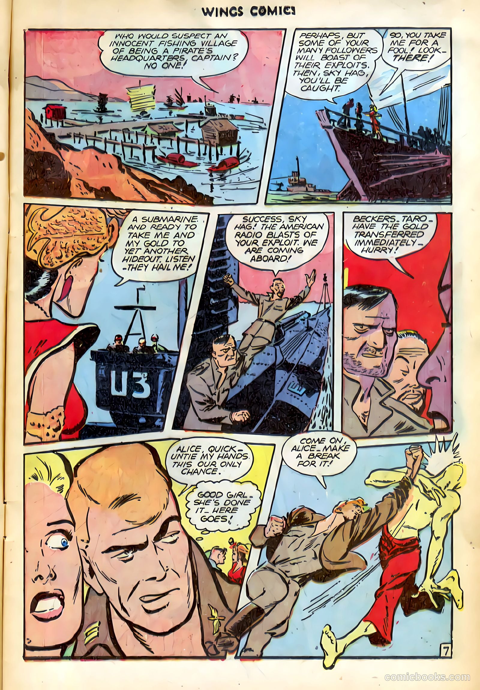 Wings Comics #75 (1946) — page 10 of 53