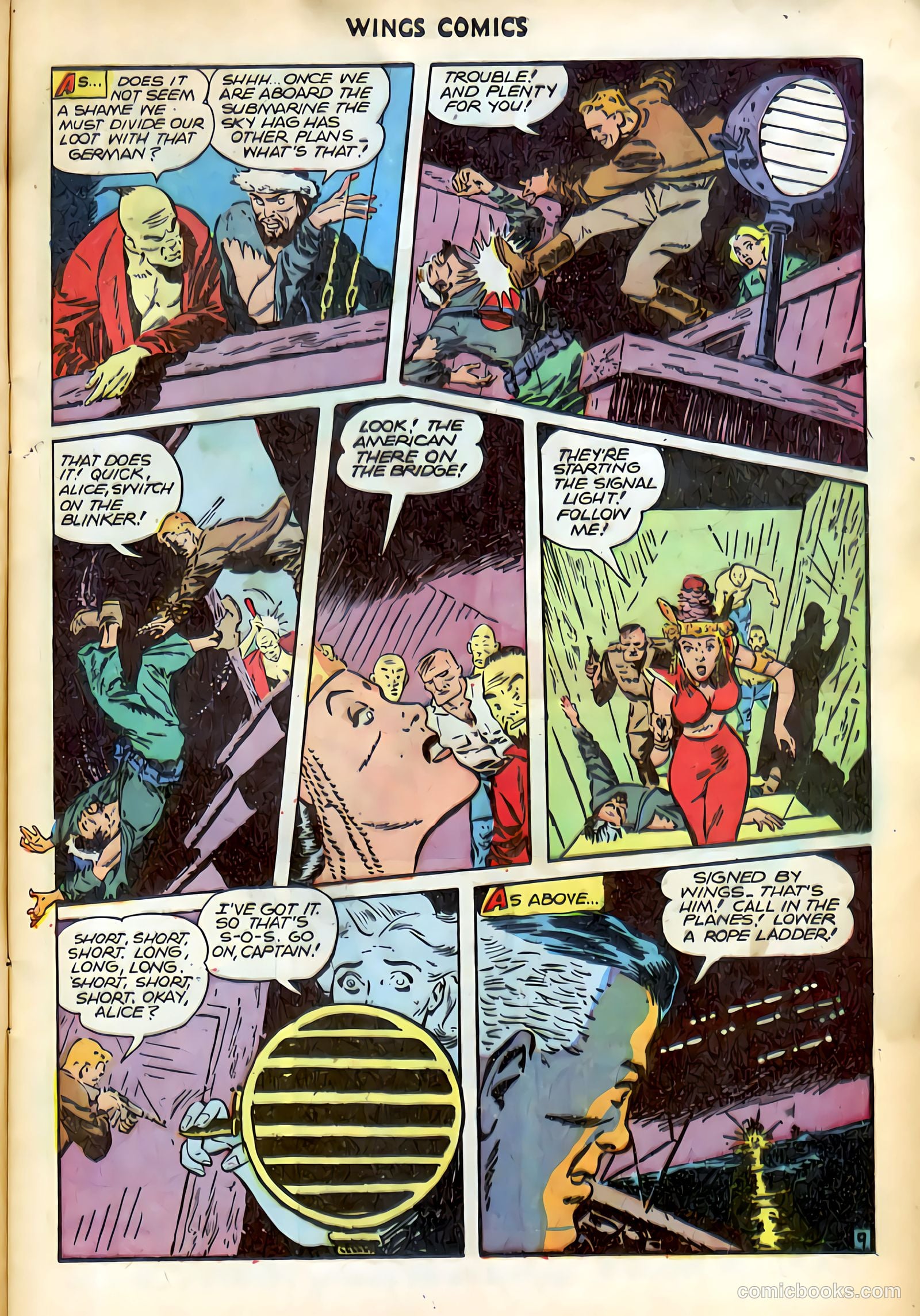 Wings Comics #75 (1946) — page 12 of 53