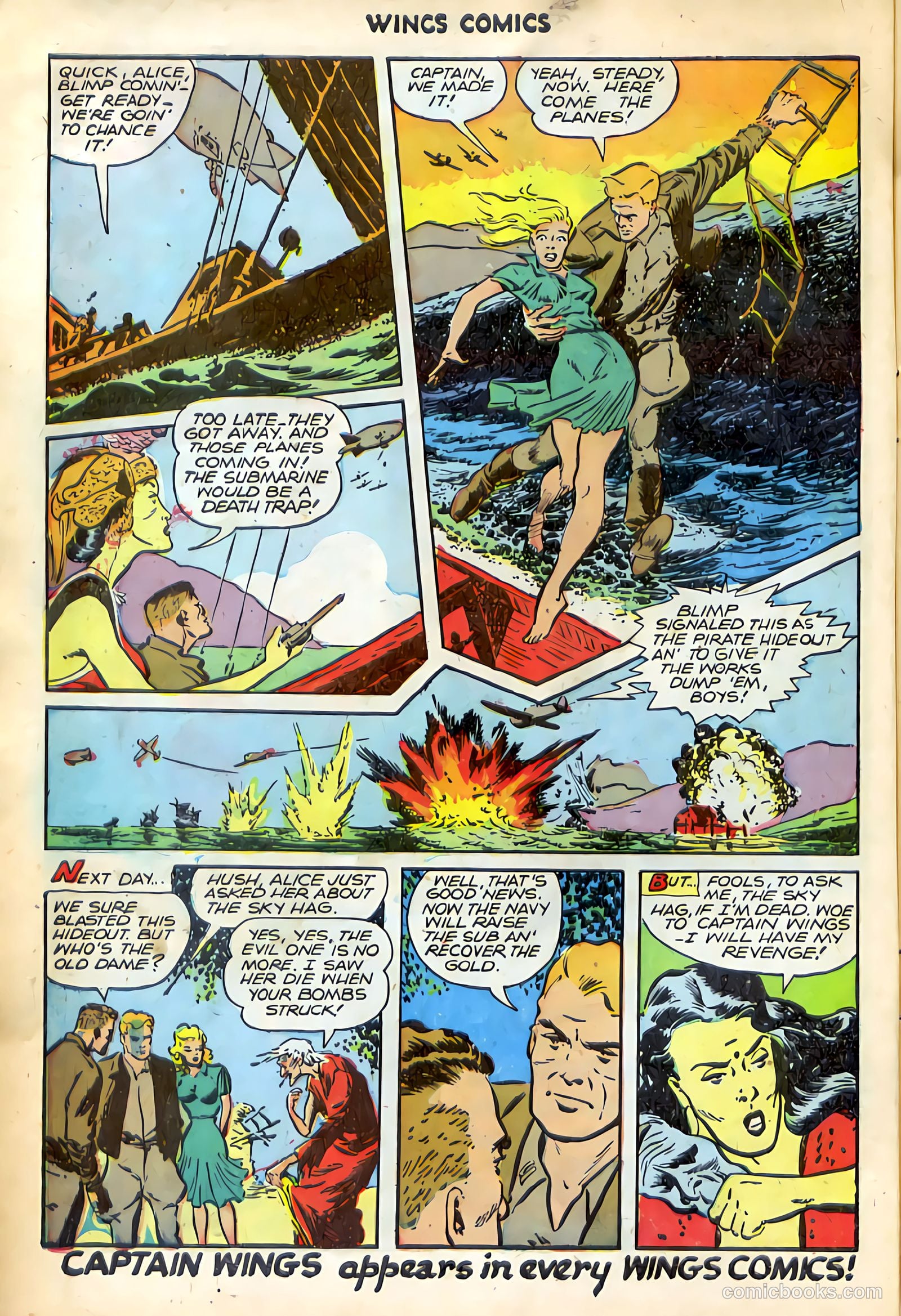 Wings Comics #75 (1946) — page 13 of 53
