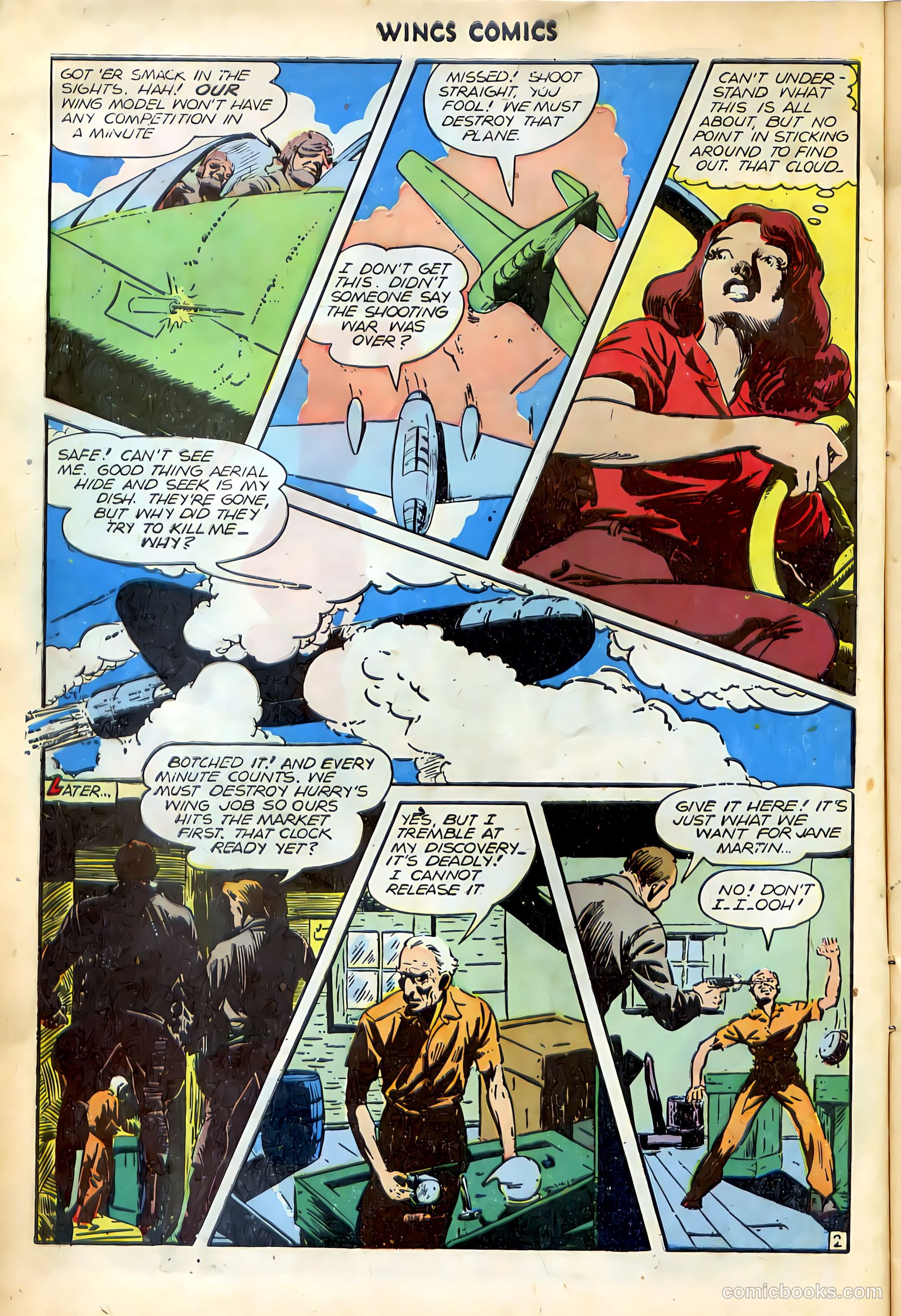Wings Comics #75 (1946) — page 15 of 53