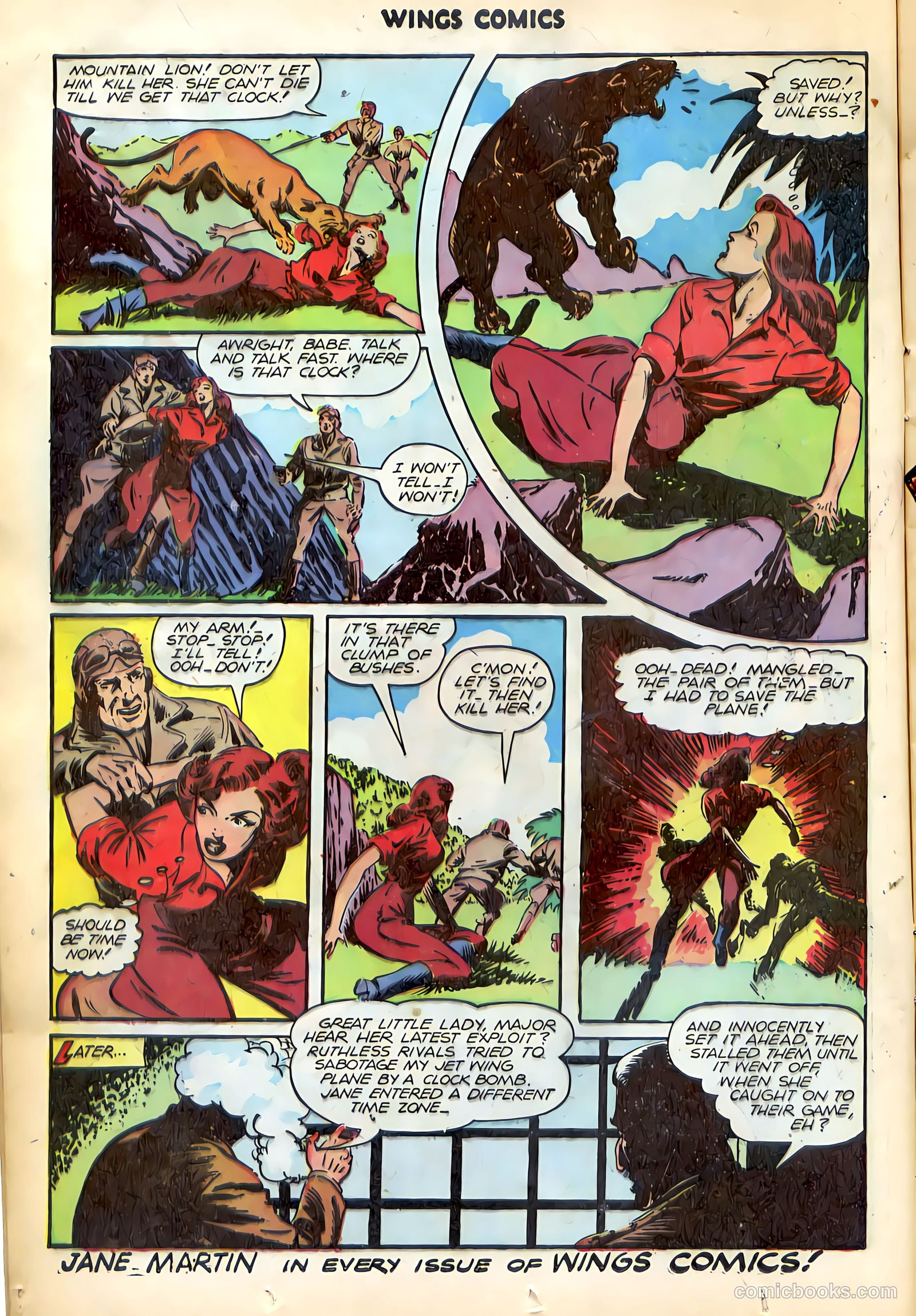 Wings Comics #75 (1946) — page 19 of 53
