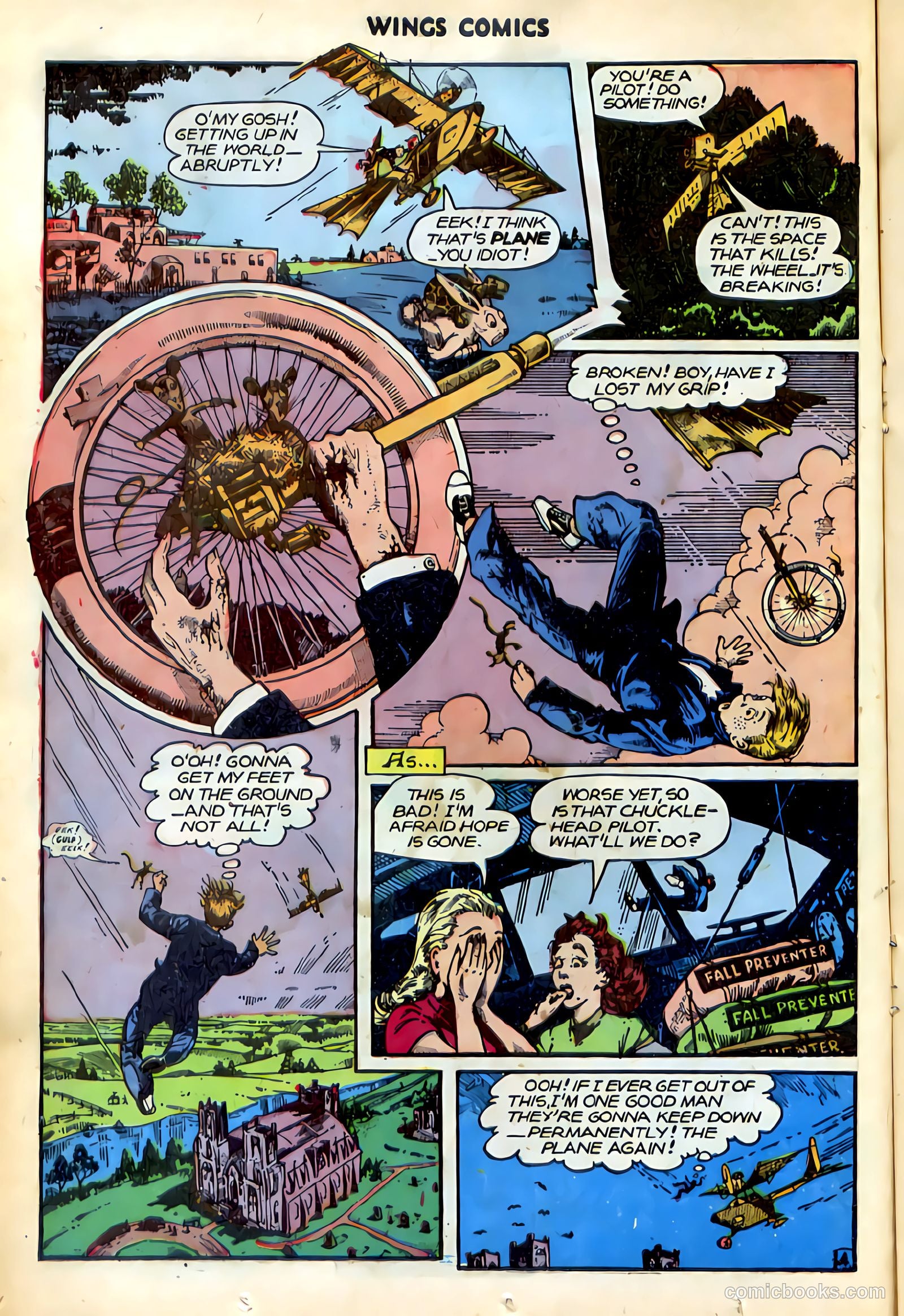 Wings Comics #75 (1946) — page 23 of 53