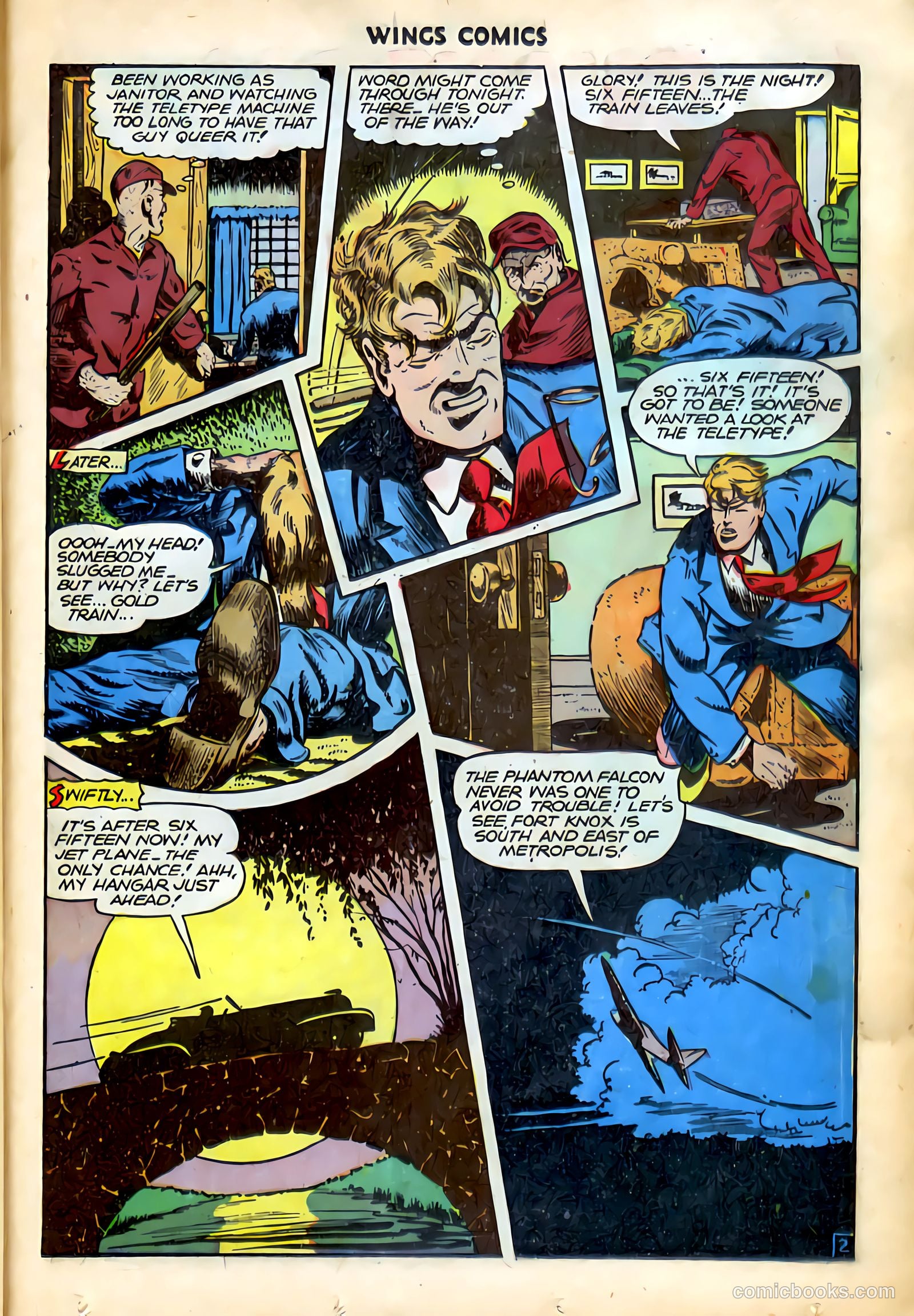 Wings Comics #75 (1946) — page 32 of 53