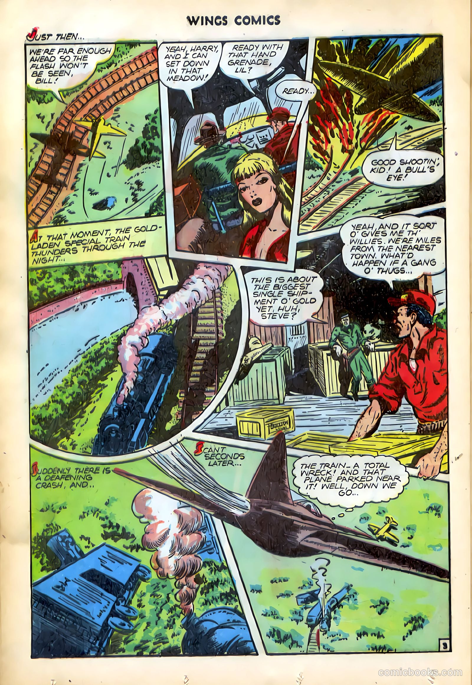 Wings Comics #75 (1946) — page 33 of 53