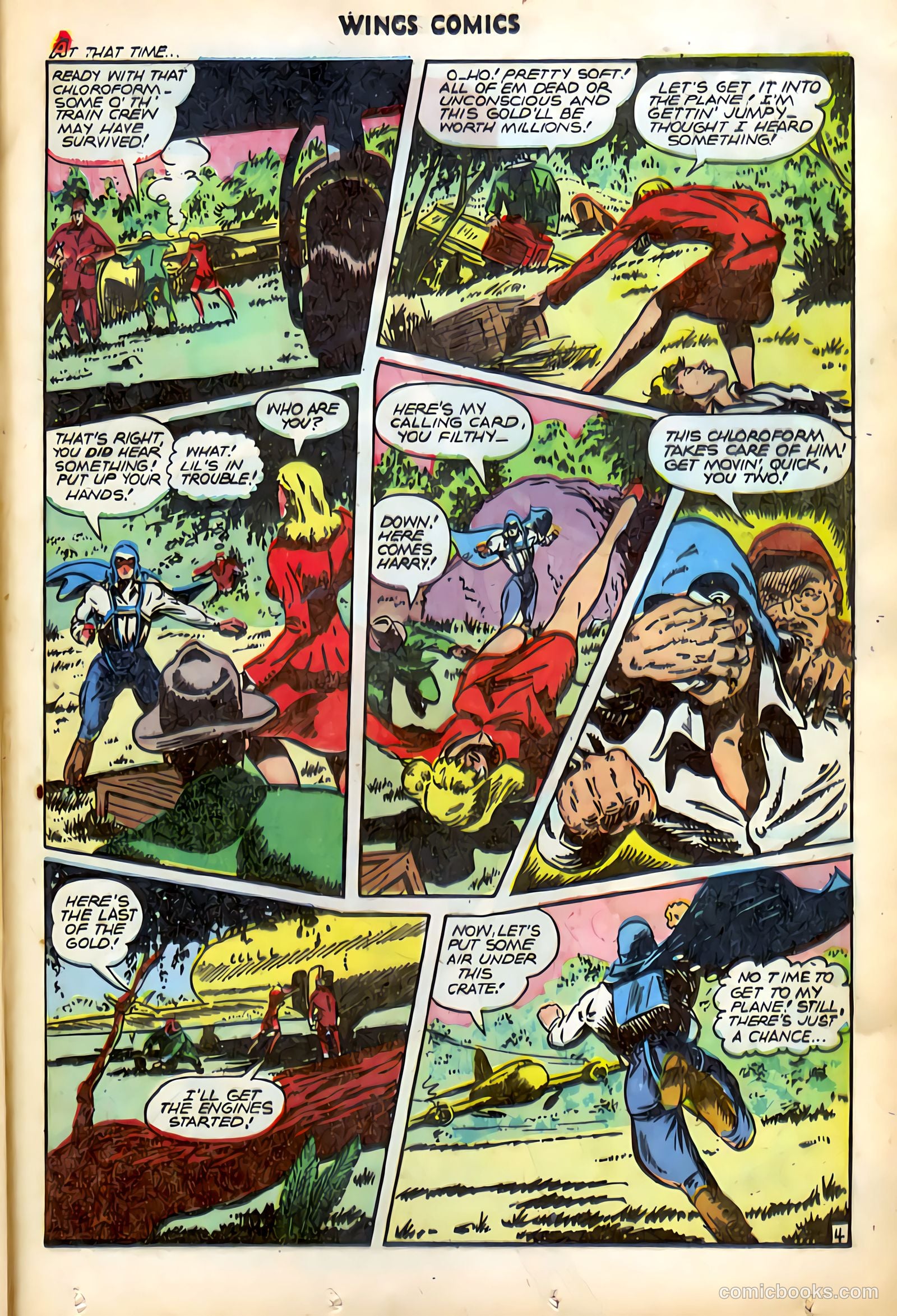 Wings Comics #75 (1946) — page 34 of 53
