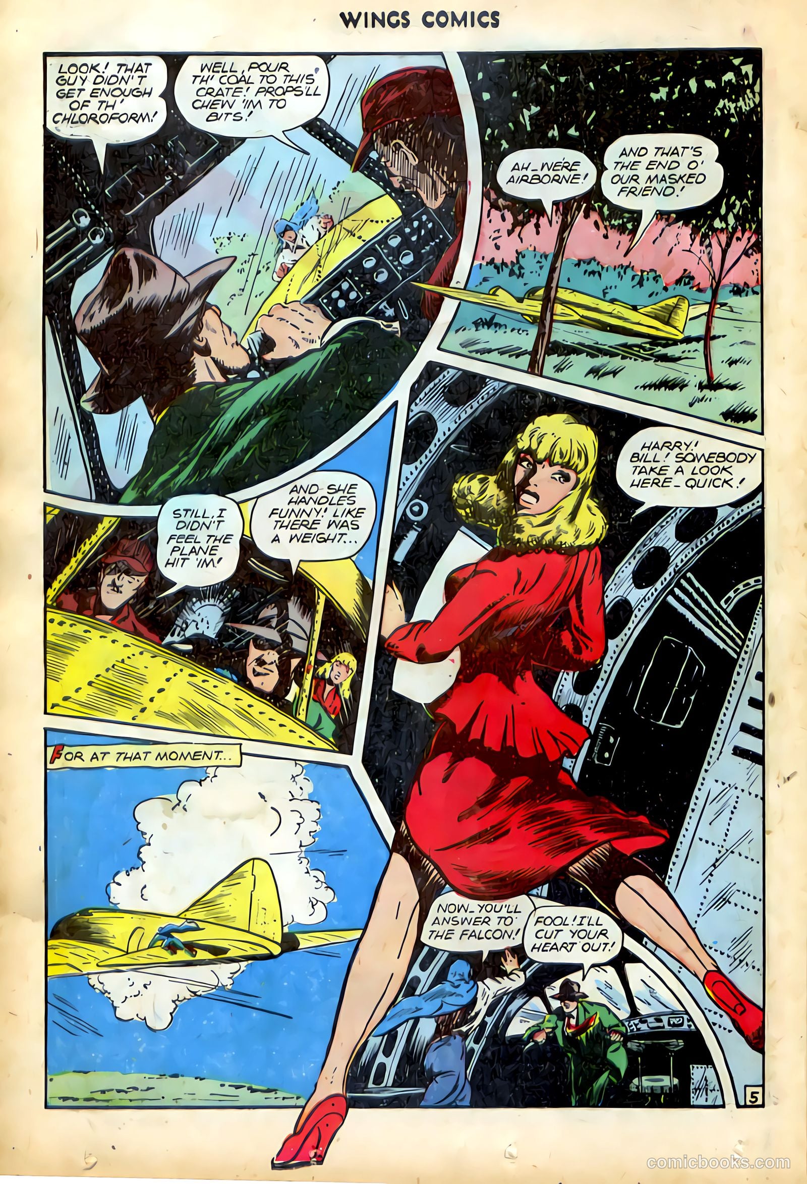 Wings Comics #75 (1946) — page 35 of 53