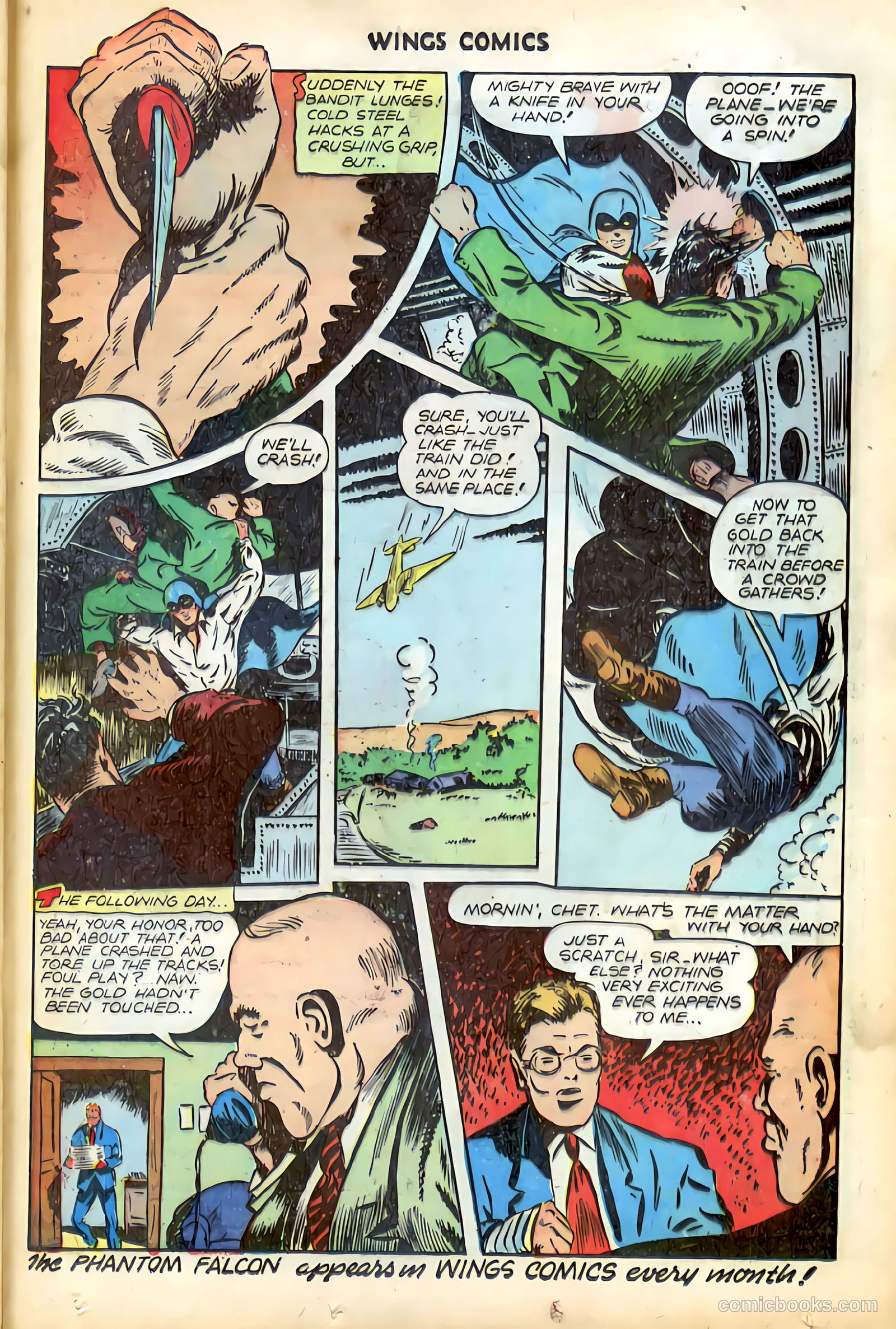 Wings Comics #75 (1946) — page 36 of 53
