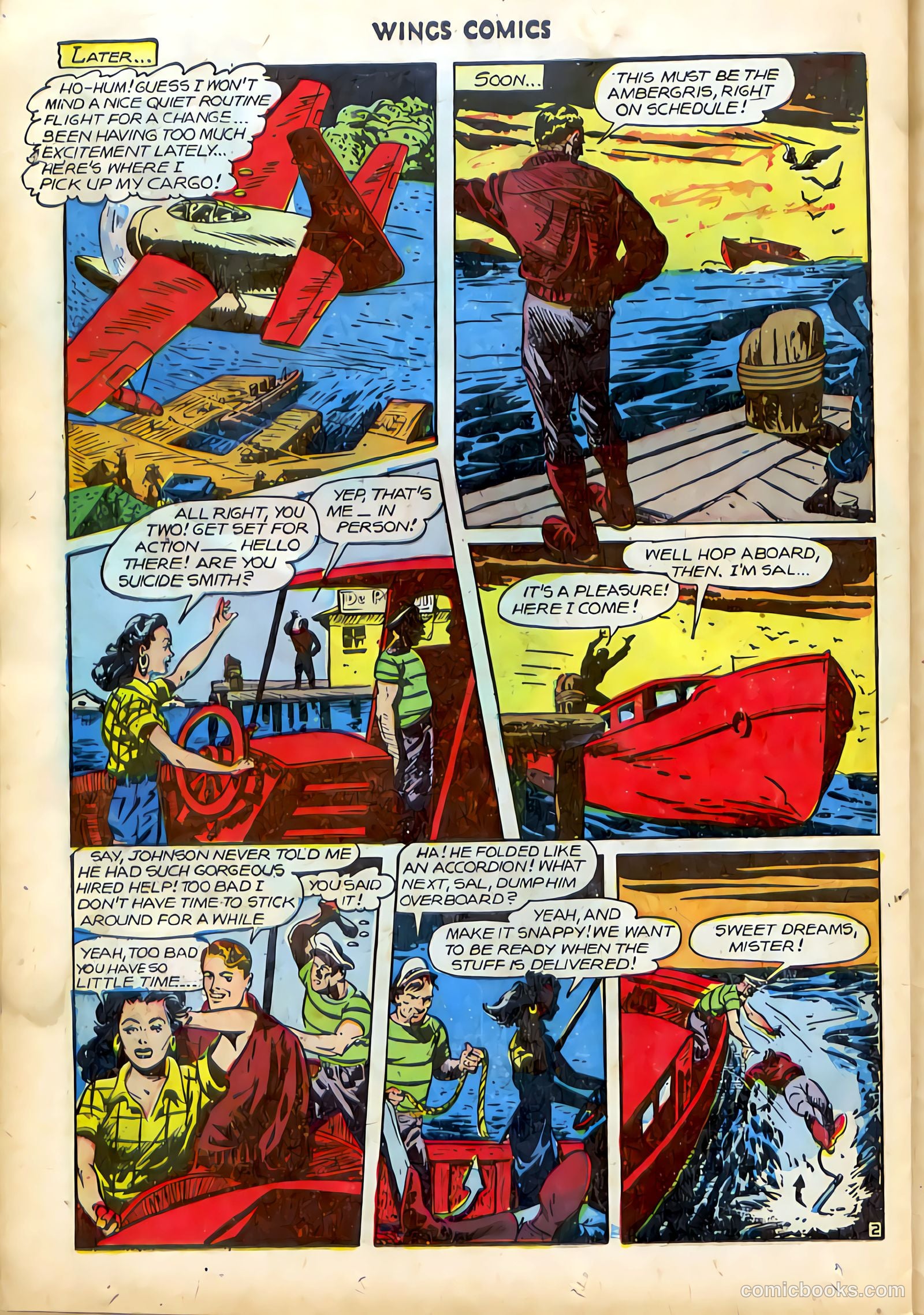Wings Comics #75 (1946) — page 39 of 53