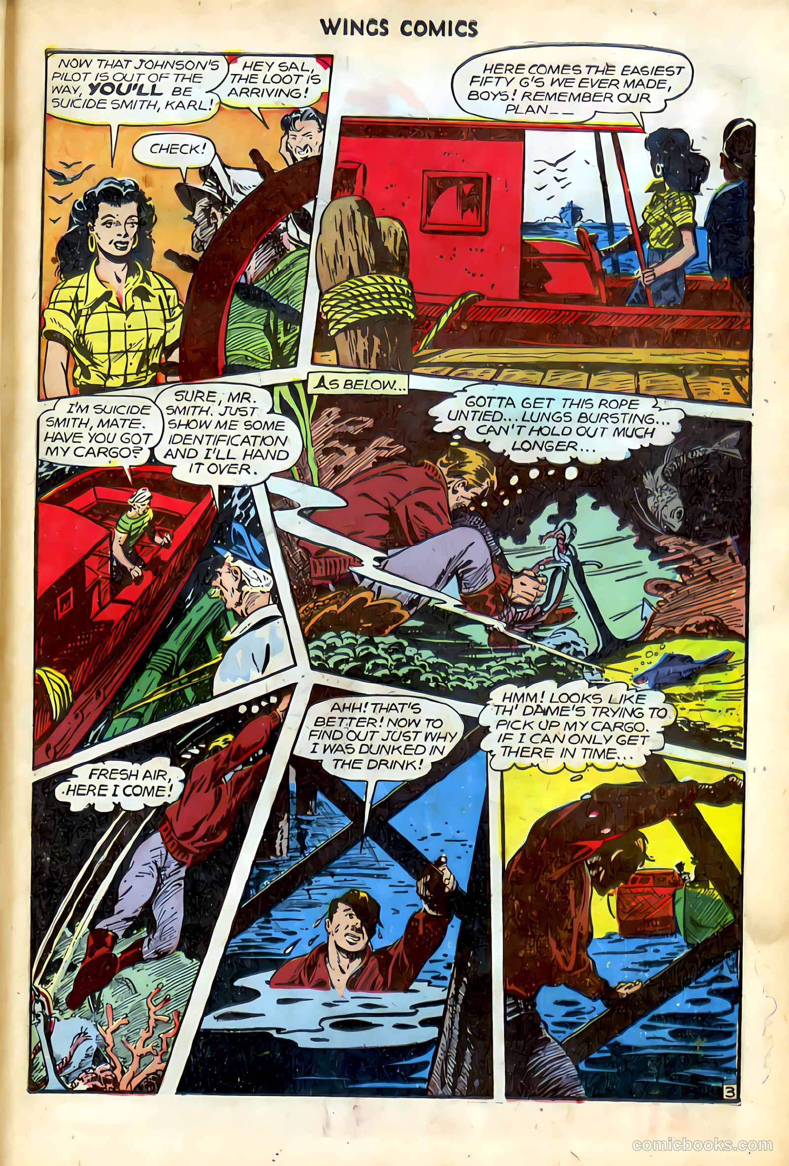 Wings Comics #75 (1946) — page 40 of 53