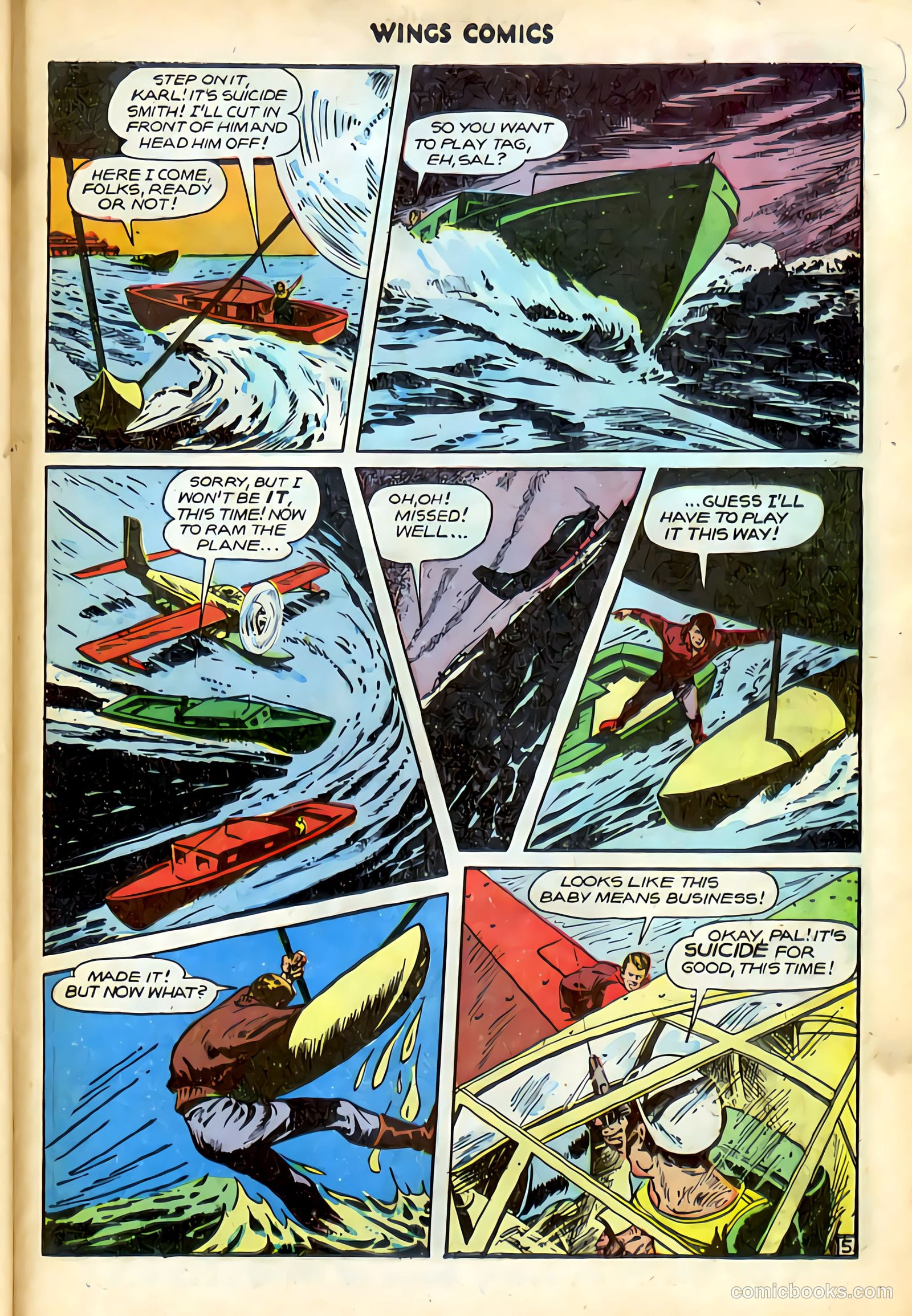 Wings Comics #75 (1946) — page 42 of 53