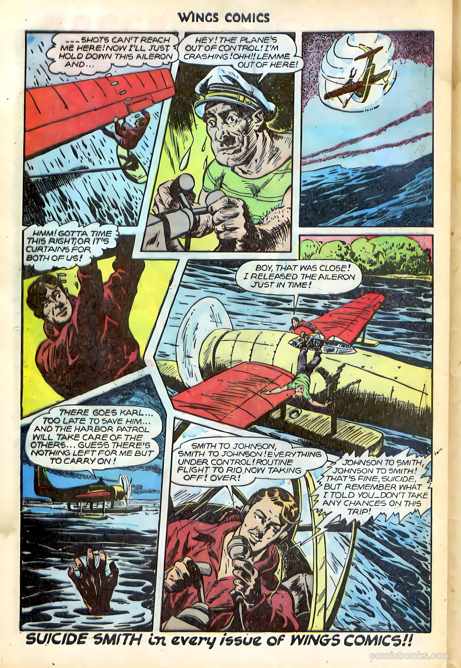Wings Comics #75 (1946) — page 43 of 53