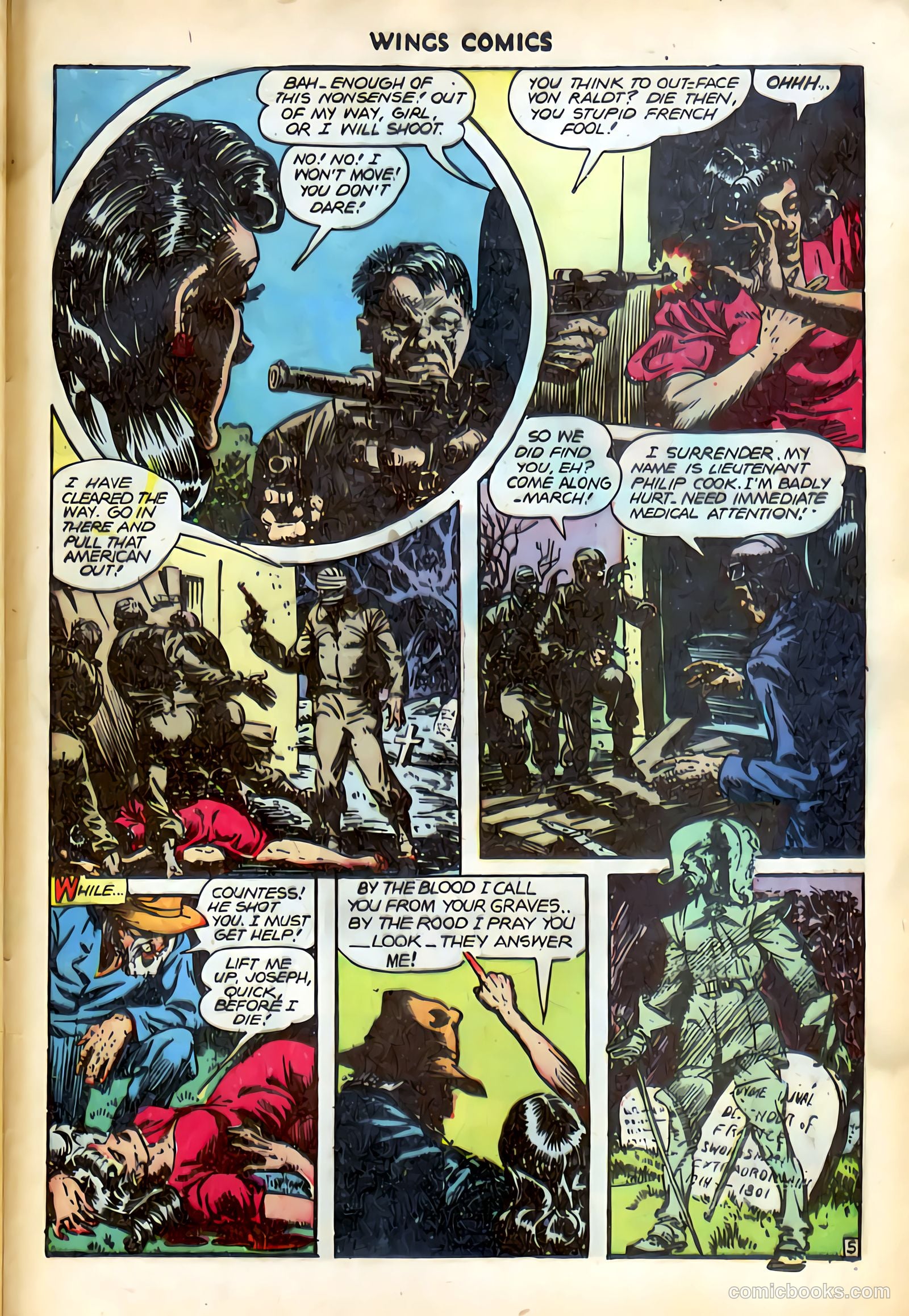 Wings Comics #75 (1946) — page 48 of 53
