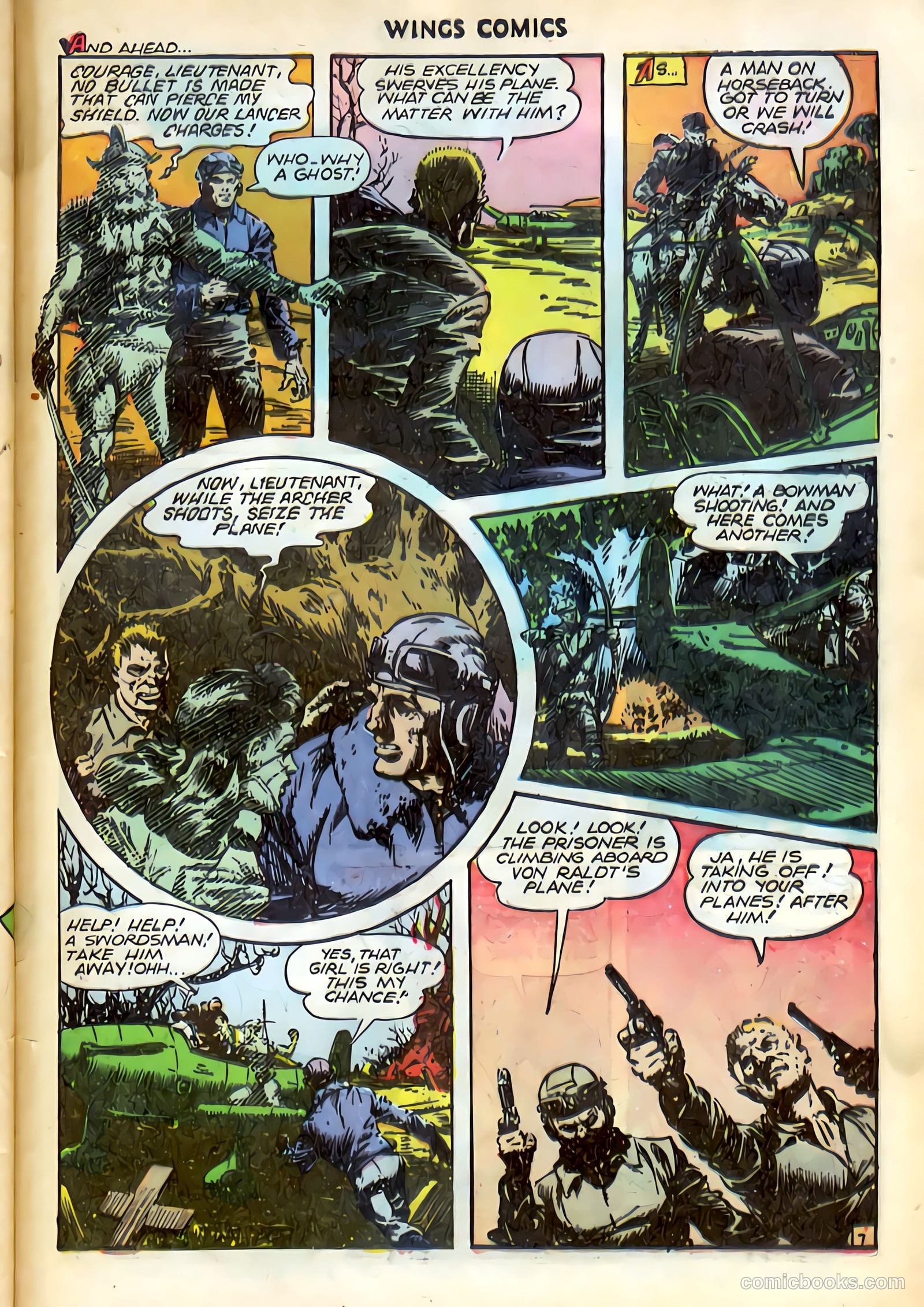 Wings Comics #75 (1946) — page 50 of 53