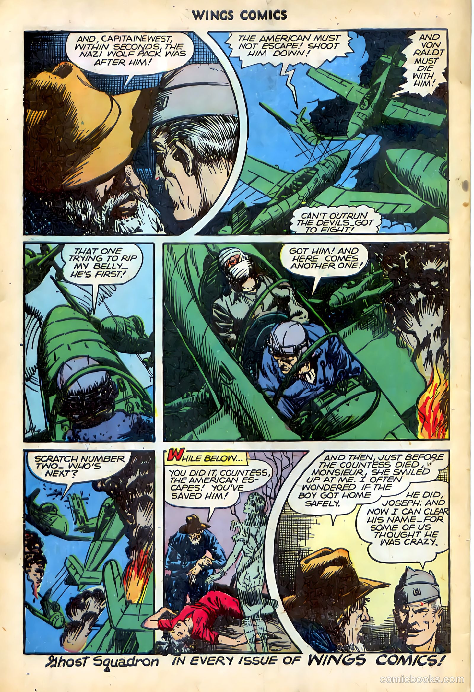 Wings Comics #75 (1946) — page 51 of 53