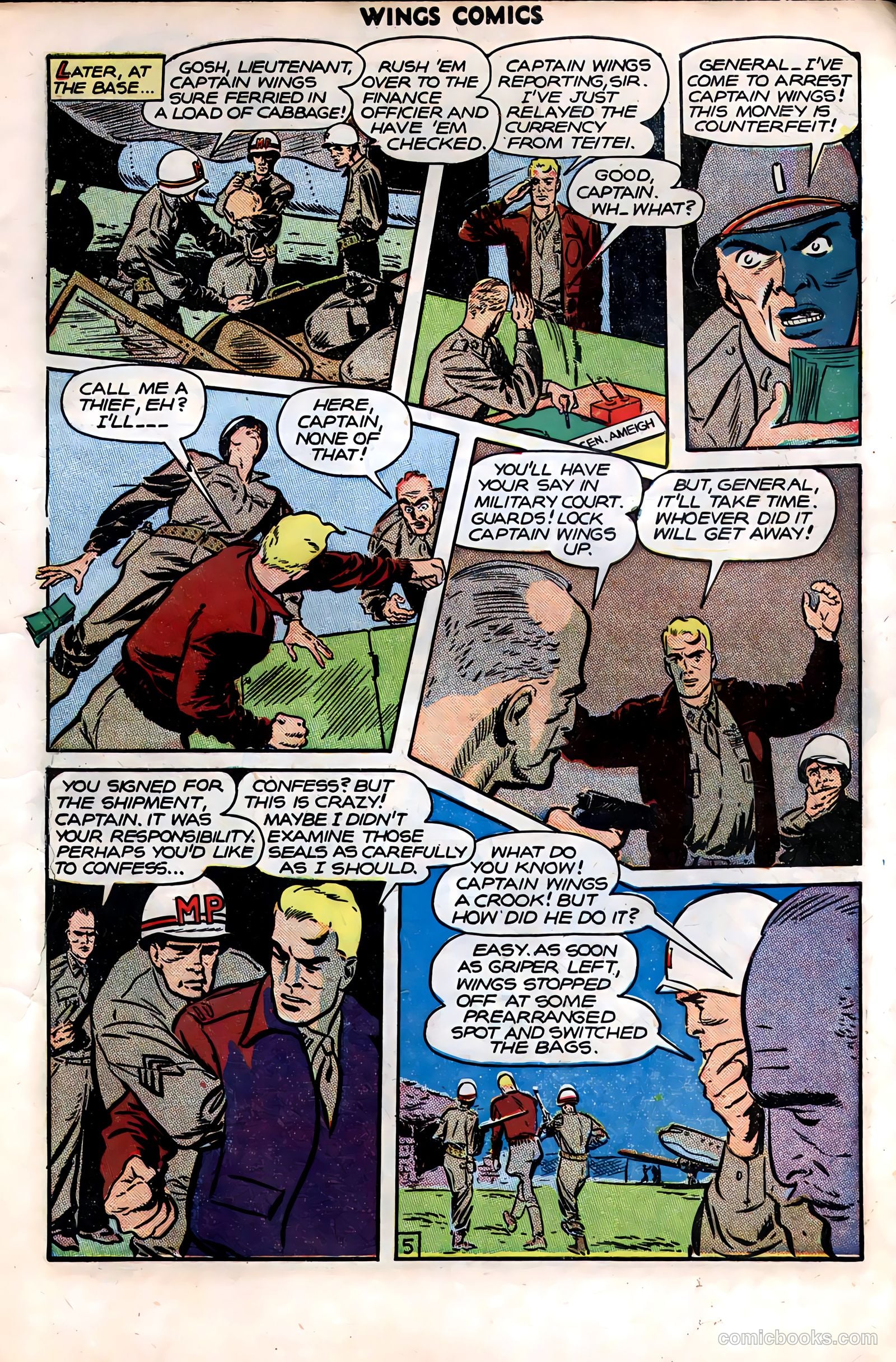 Wings Comics #76 (1946) — page 7 of 52