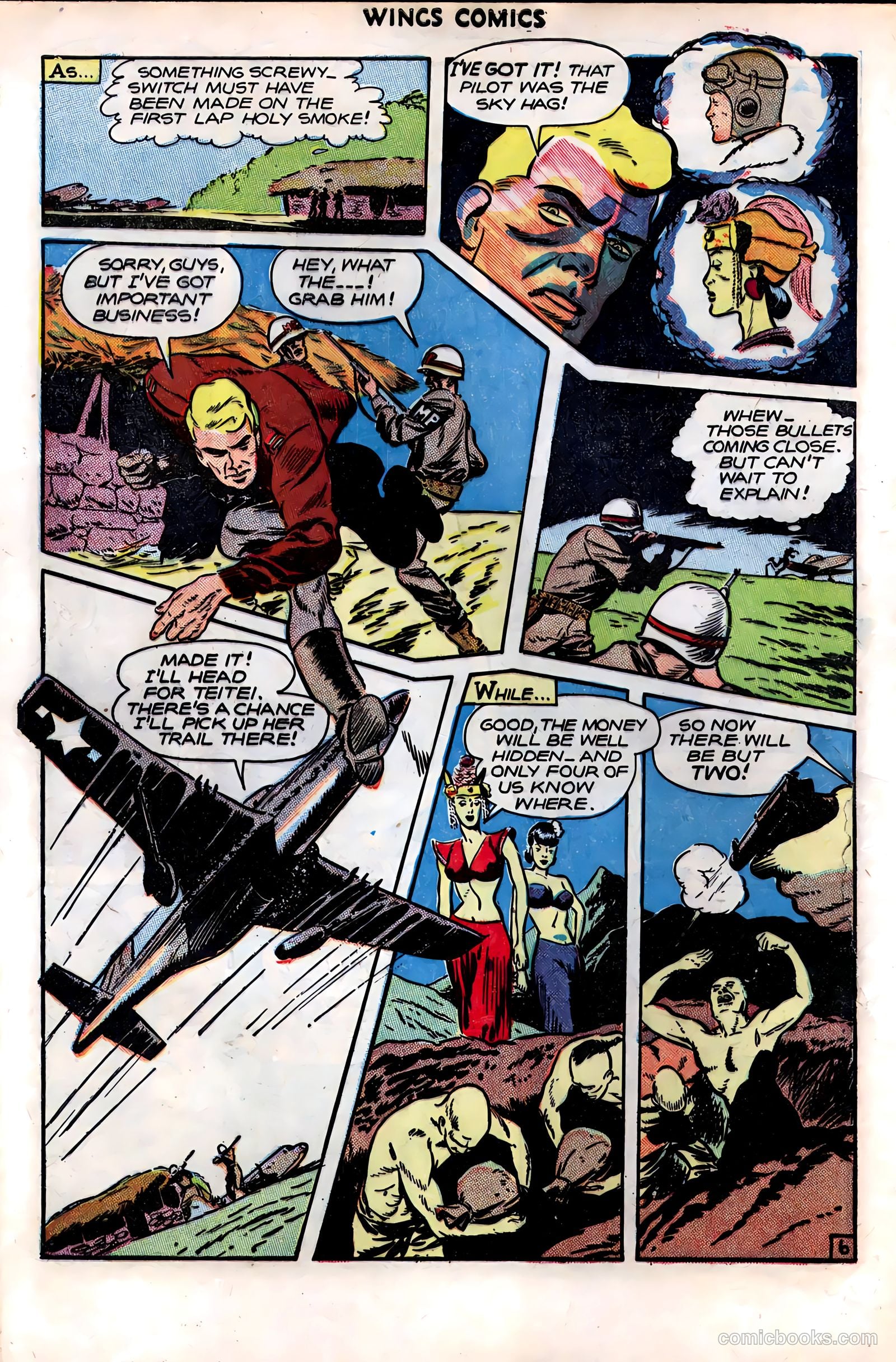 Wings Comics #76 (1946) — page 8 of 52