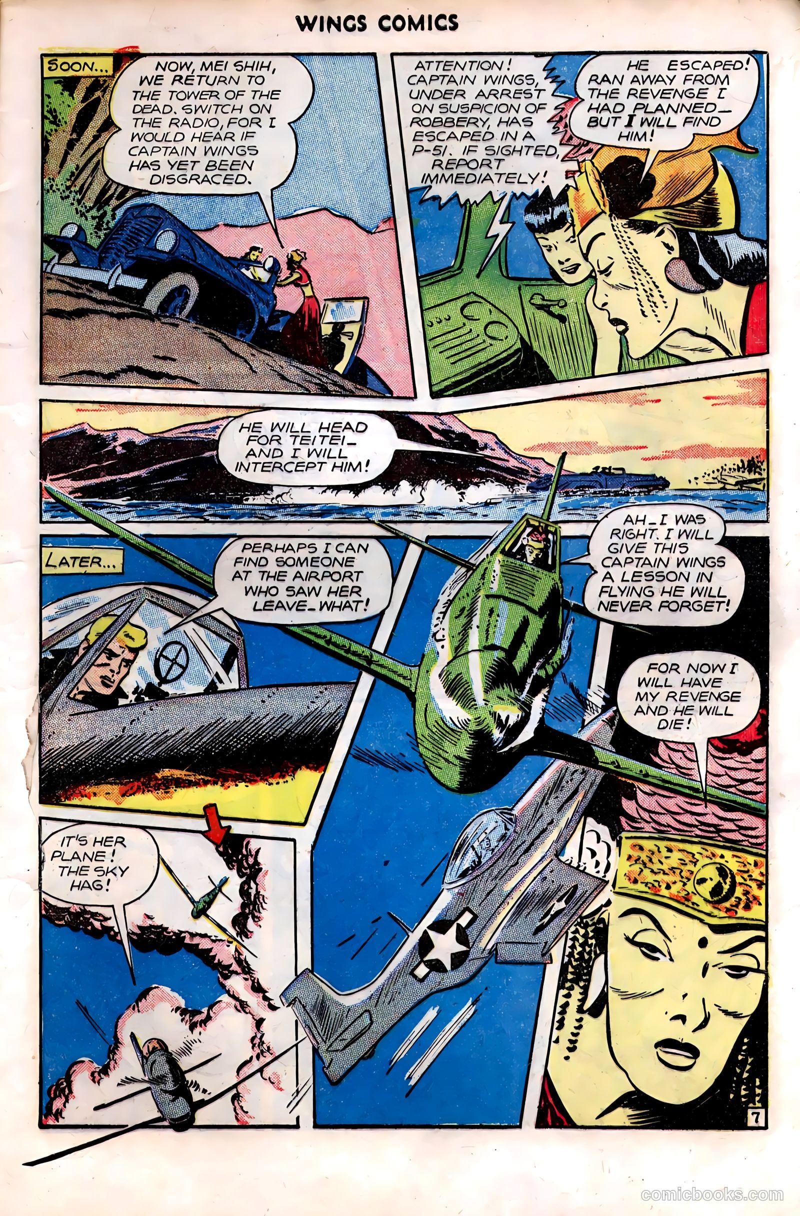 Wings Comics #76 (1946) — page 9 of 52