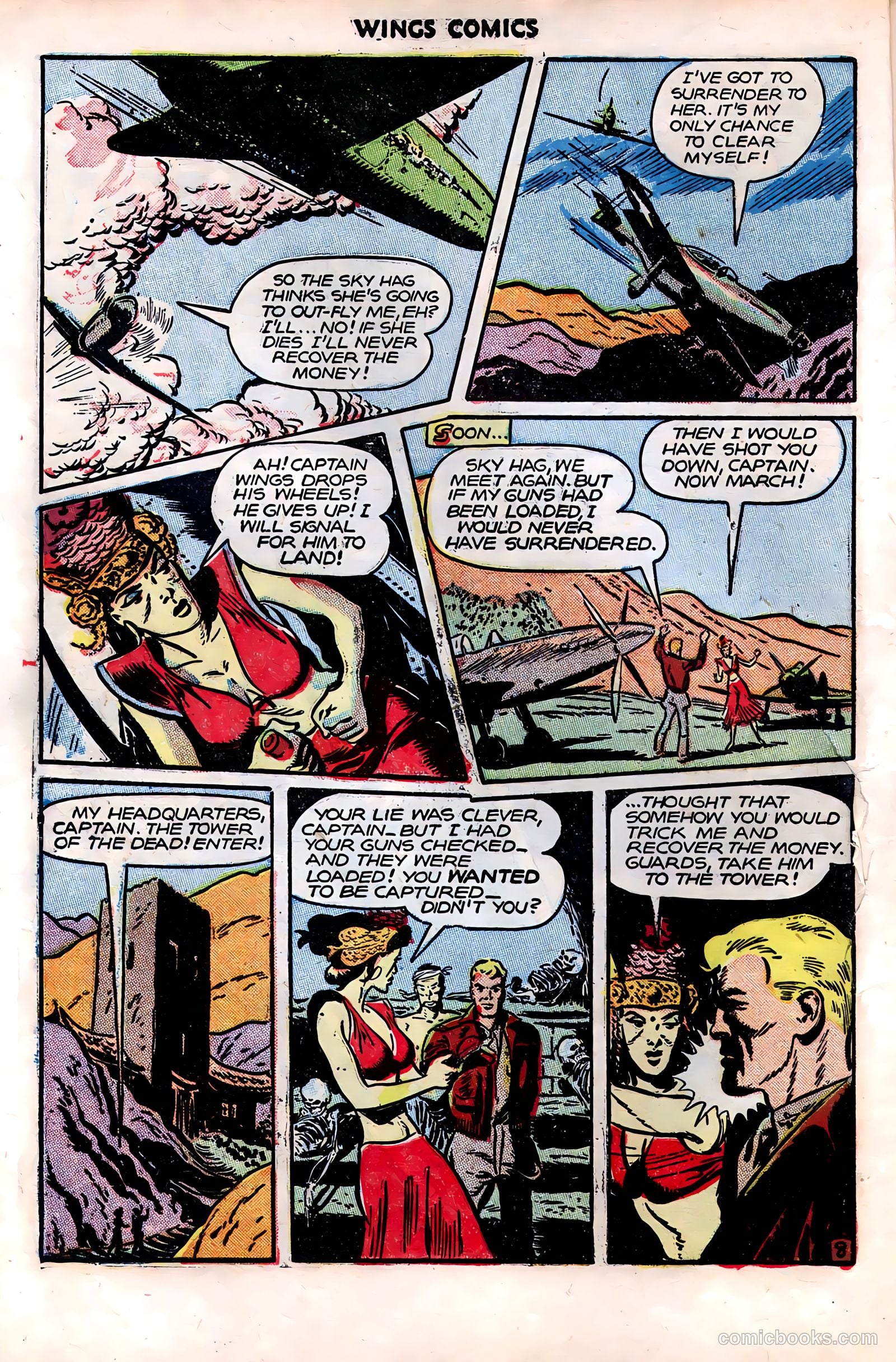Wings Comics #76 (1946) — page 10 of 52