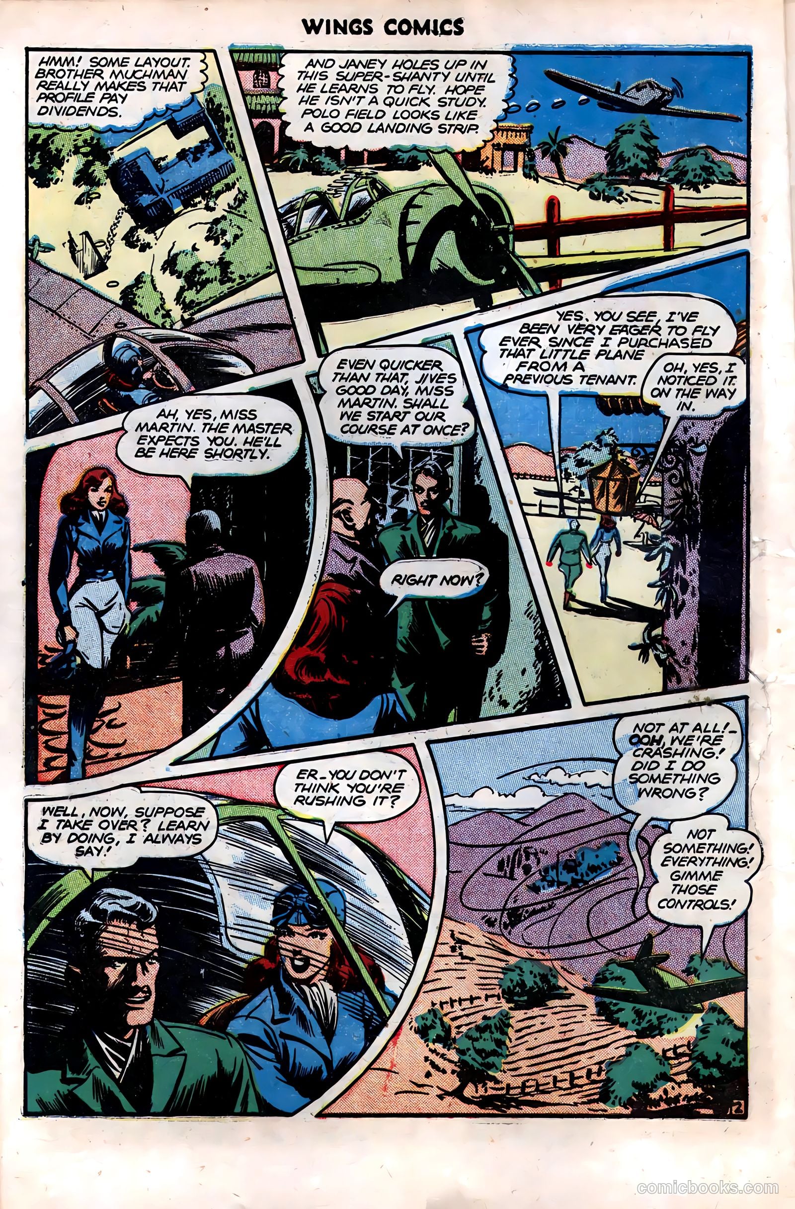 Wings Comics #76 (1946) — page 14 of 52